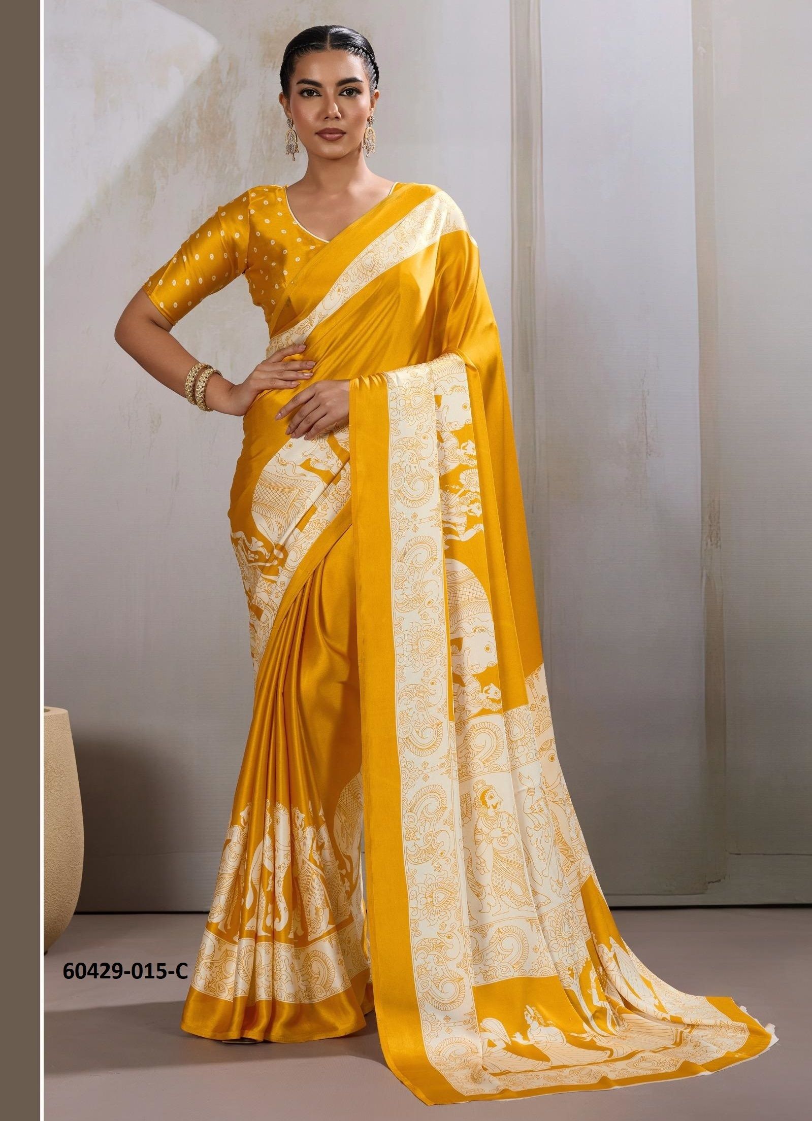 PURE AJRAKH PRINT 15 - Catalog # 60429 (Set of 6 Sarees) MADE IN INDIA BY RAJTEX FABRICS PURE AJRAKH PRINT 15 - Catalog # 60429 (Set of 6 Sarees) MADE IN INDIA BY RAJTEX FABRICS