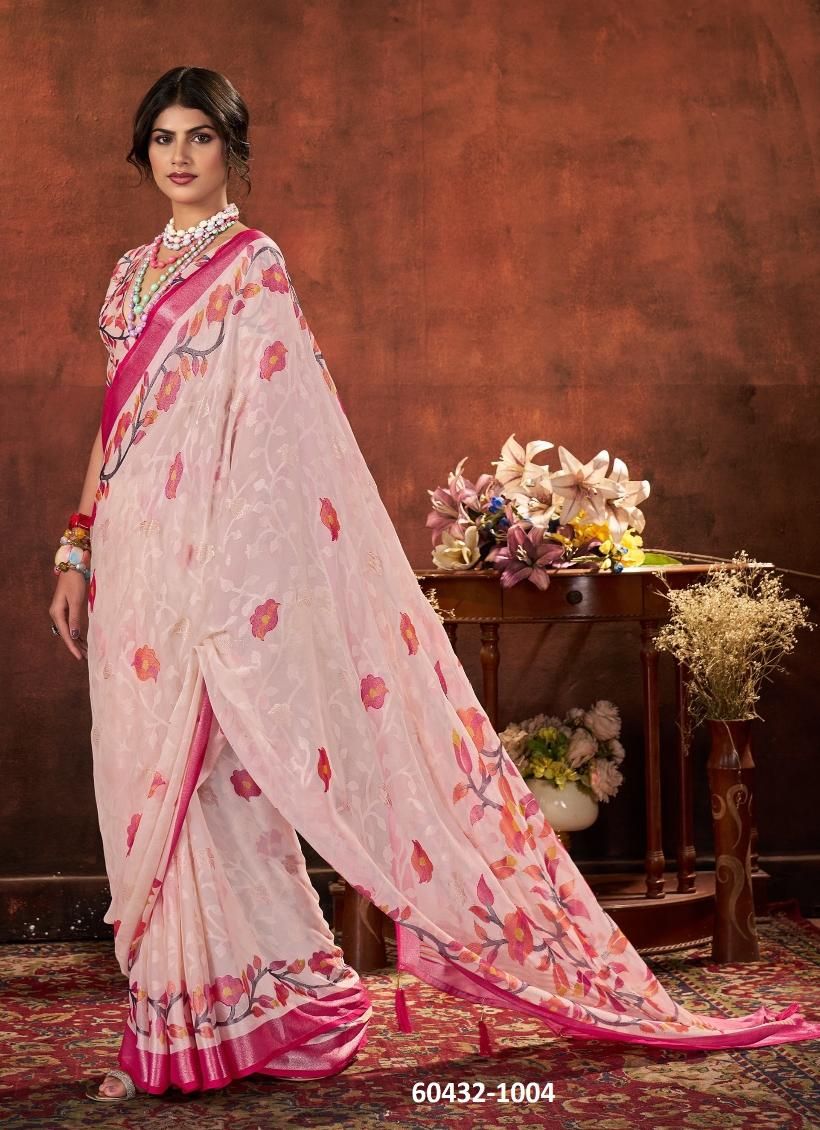 AURIK - Catalog # 60432 (Set of 6 Sarees) MADE IN INDIA BY SHUBH SHREE CREATIONS AURIK - Catalog # 60432 (Set of 6 Sarees) MADE IN INDIA BY SHUBH SHREE CREATIONS