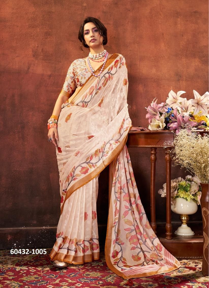 AURIK - Catalog # 60432 (Set of 6 Sarees) MADE IN INDIA BY SHUBH SHREE CREATIONS AURIK - Catalog # 60432 (Set of 6 Sarees) MADE IN INDIA BY SHUBH SHREE CREATIONS
