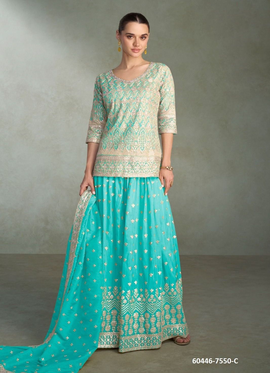 KASTURI - Catalog # 60446 (Set of 3 Readymade Salwar Suits) MADE IN INDIA BY GULKAYRA DESIGNER KASTURI - Catalog # 60446 (Set of 3 Readymade Salwar Suits) MADE IN INDIA BY GULKAYRA DESIGNER