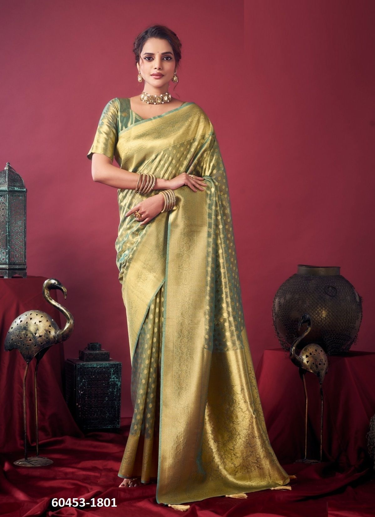 SHRINGAR - Catalog # 60453 (Set of 4 Sarees) MADE IN INDIA BY GOBUNI SHRINGAR - Catalog # 60453 (Set of 4 Sarees) MADE IN INDIA BY GOBUNI