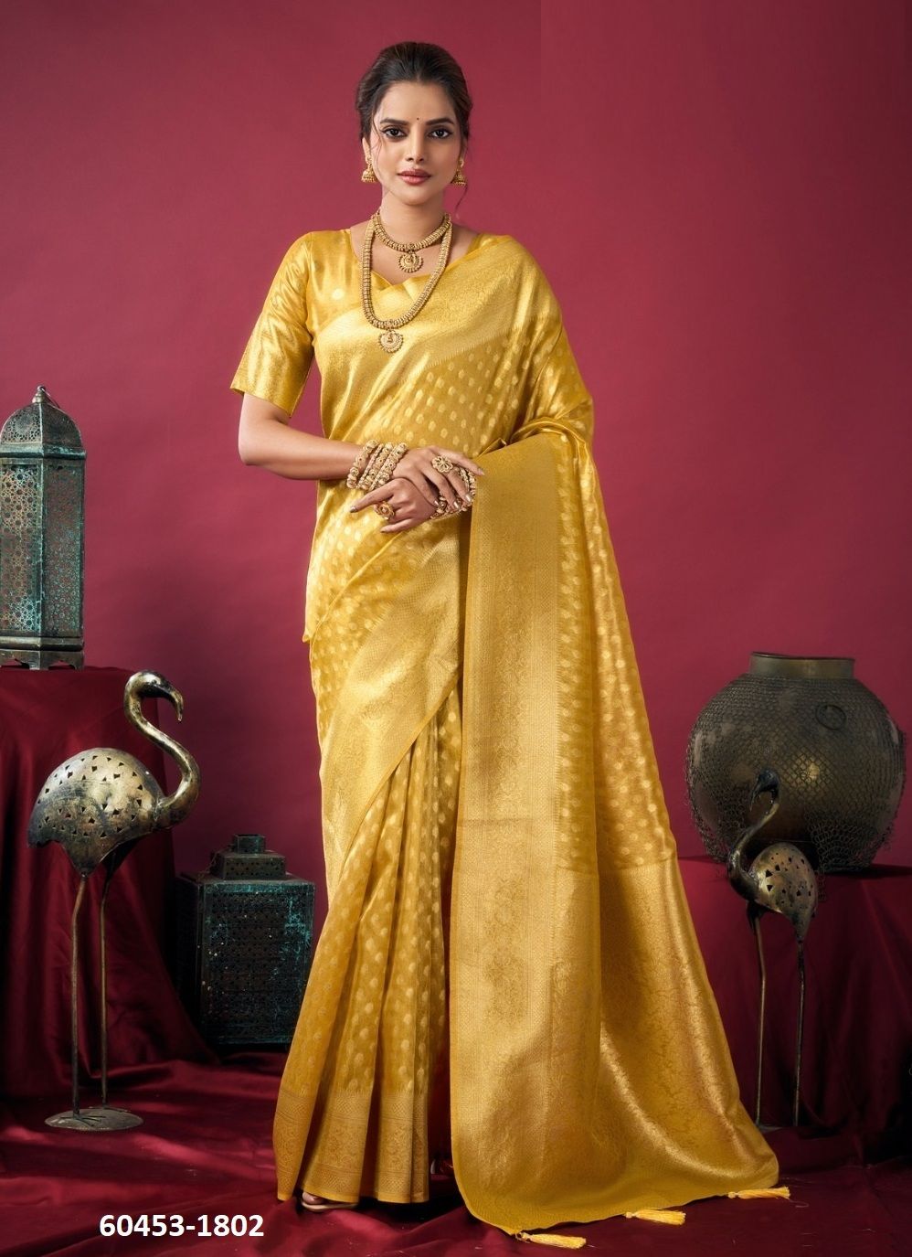 SHRINGAR - Catalog # 60453 (Set of 4 Sarees) MADE IN INDIA BY GOBUNI SHRINGAR - Catalog # 60453 (Set of 4 Sarees) MADE IN INDIA BY GOBUNI