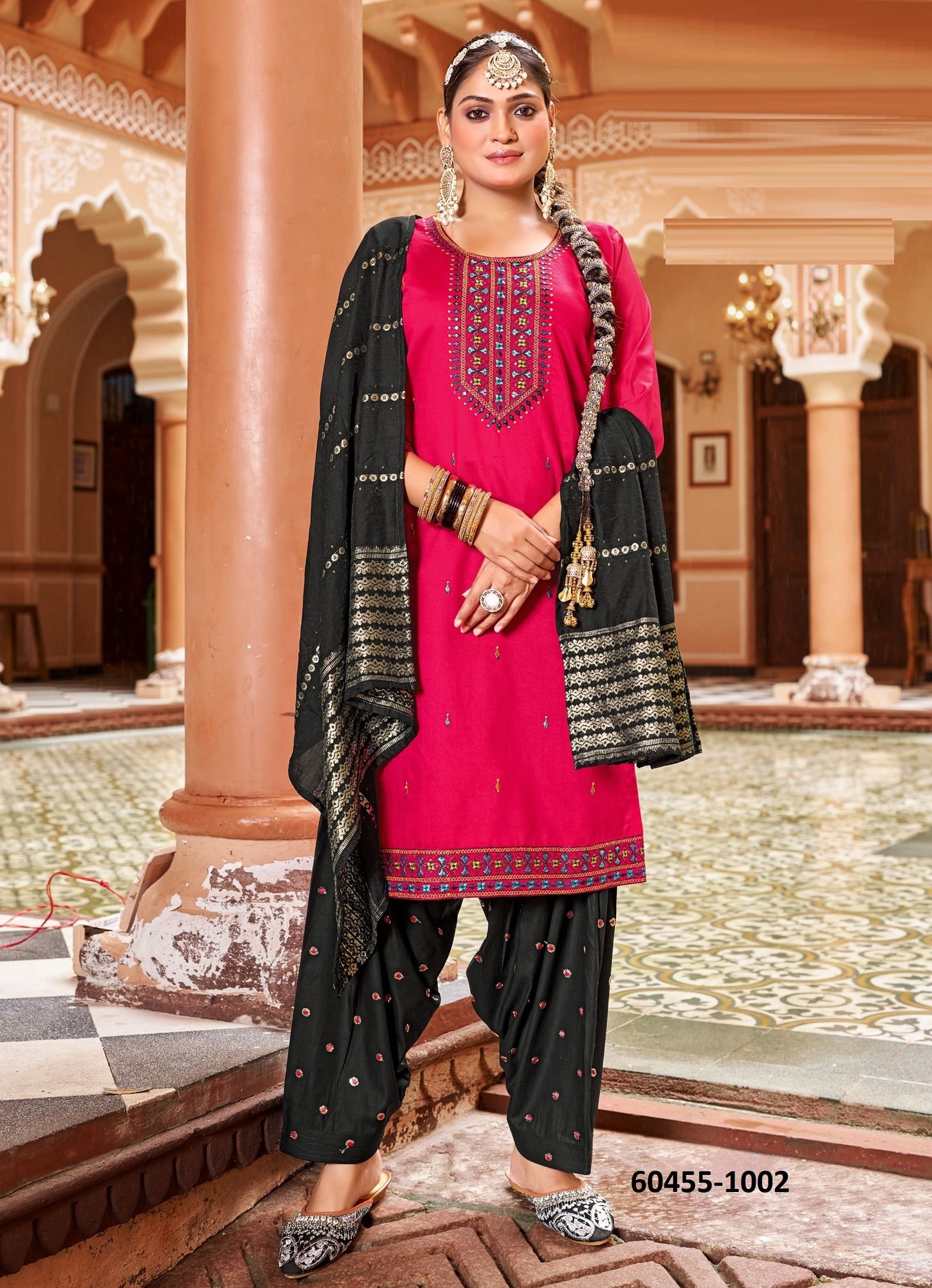 PATIALA QUEEN - Catalog # 60455 (Set of 8 Readymade Salwar Suits) MADE IN INDIA BY MEHERIYA PATIALA QUEEN - Catalog # 60455 (Set of 8 Readymade Salwar Suits) MADE IN INDIA BY MEHERIYA