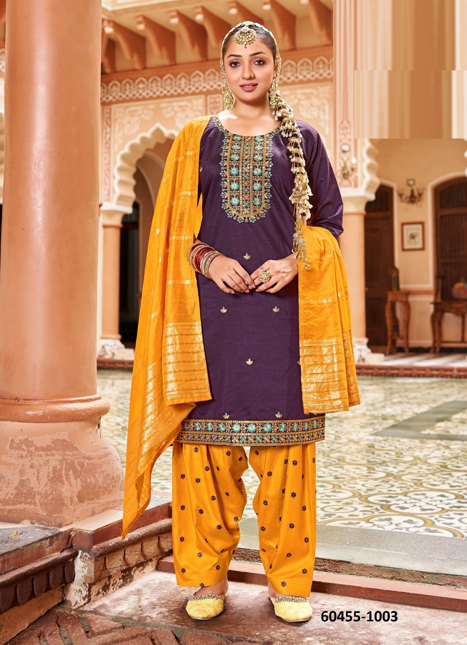 PATIALA QUEEN - Catalog # 60455 (Set of 8 Readymade Salwar Suits) MADE IN INDIA BY MEHERIYA PATIALA QUEEN - Catalog # 60455 (Set of 8 Readymade Salwar Suits) MADE IN INDIA BY MEHERIYA