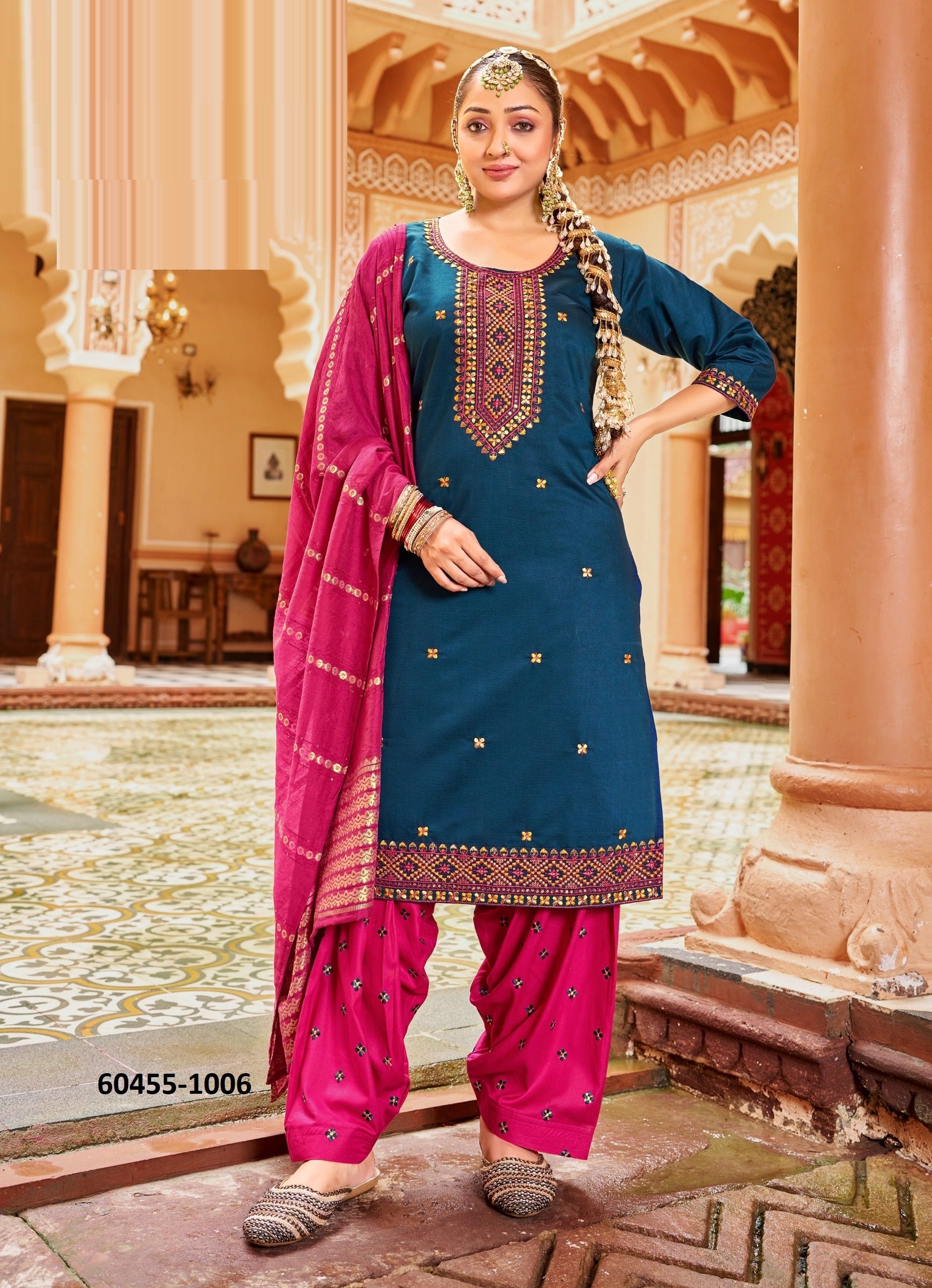 PATIALA QUEEN - Catalog # 60455 (Set of 8 Readymade Salwar Suits) MADE IN INDIA BY MEHERIYA PATIALA QUEEN - Catalog # 60455 (Set of 8 Readymade Salwar Suits) MADE IN INDIA BY MEHERIYA