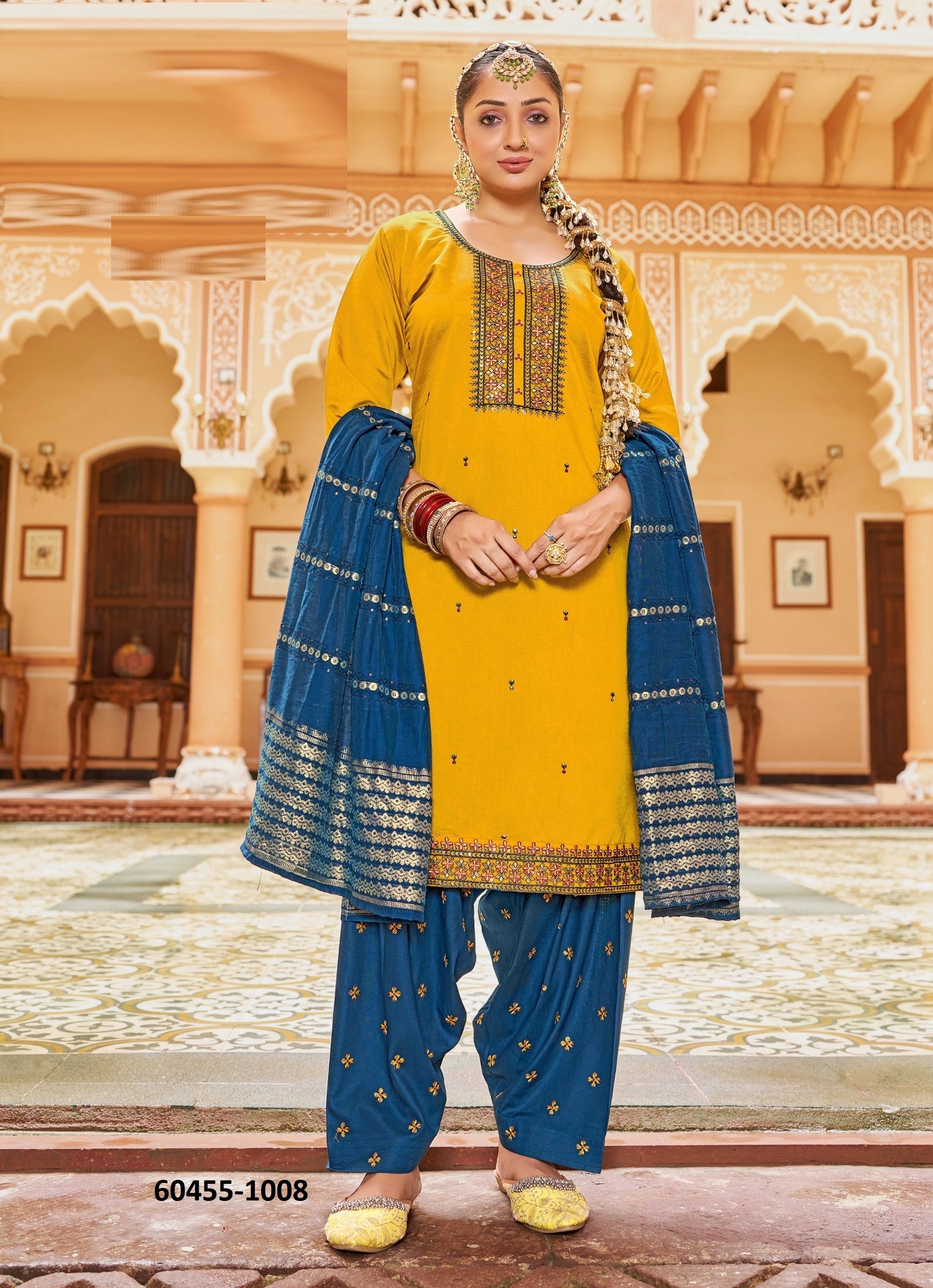 PATIALA QUEEN - Catalog # 60455 (Set of 8 Readymade Salwar Suits) MADE IN INDIA BY MEHERIYA PATIALA QUEEN - Catalog # 60455 (Set of 8 Readymade Salwar Suits) MADE IN INDIA BY MEHERIYA