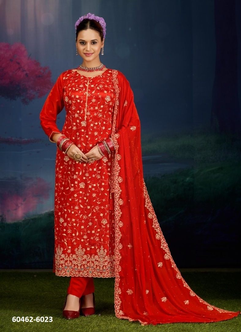 ATHARV - Catalog # 60462 (Set of 4 Semi-Stitched / Un-Stitched Suits) MADE IN INDIA BY FOUR DOTS ATHARV - Catalog # 60462 (Set of 4 Semi-Stitched / Un-Stitched Suits) MADE IN INDIA BY FOUR DOTS