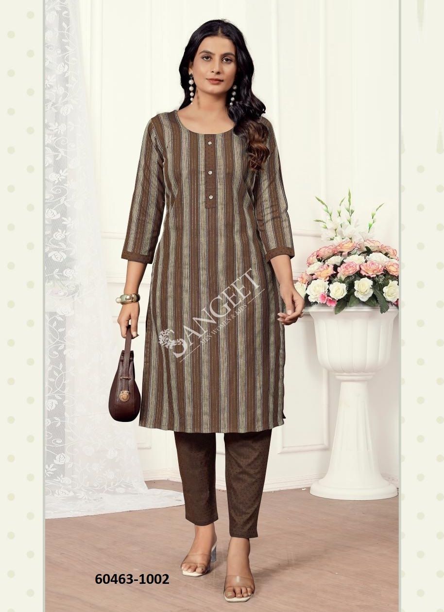 VARIMA 1 - Catalog # 60463 (Set of 4 Tops With Bottoms) MADE IN INDIA BY SANGEET