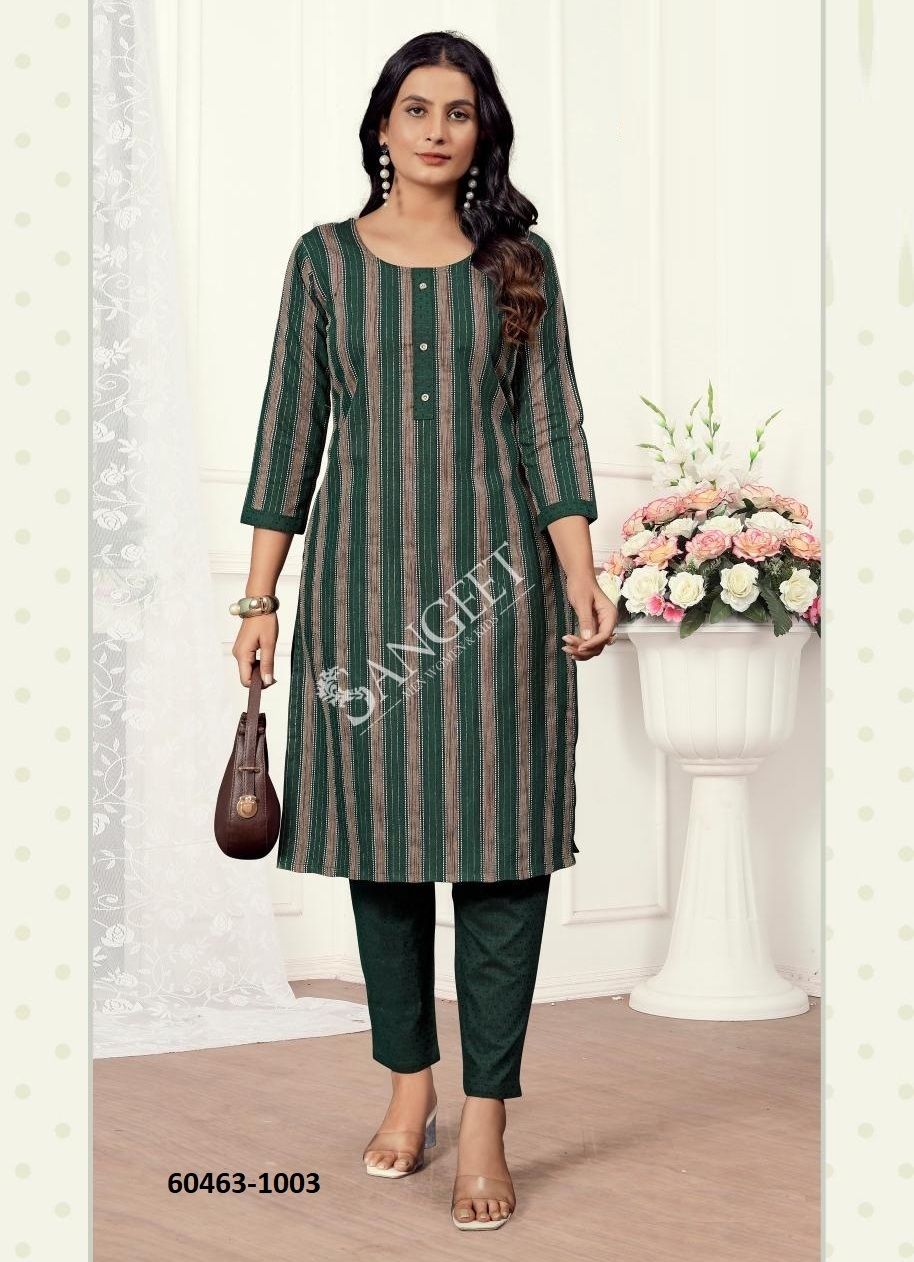 VARIMA 1 - Catalog # 60463 (Set of 4 Tops With Bottoms) MADE IN INDIA BY SANGEET