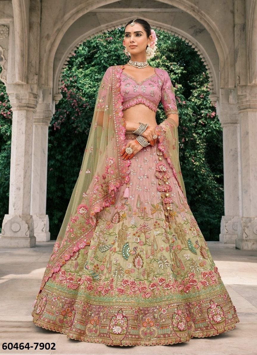 ANAARA BRIDAL WEAR 7900 - Catalog # 60464 (Set of 14 Semi-Stitched Lehengas) MADE IN INDIA BY TATHASTU