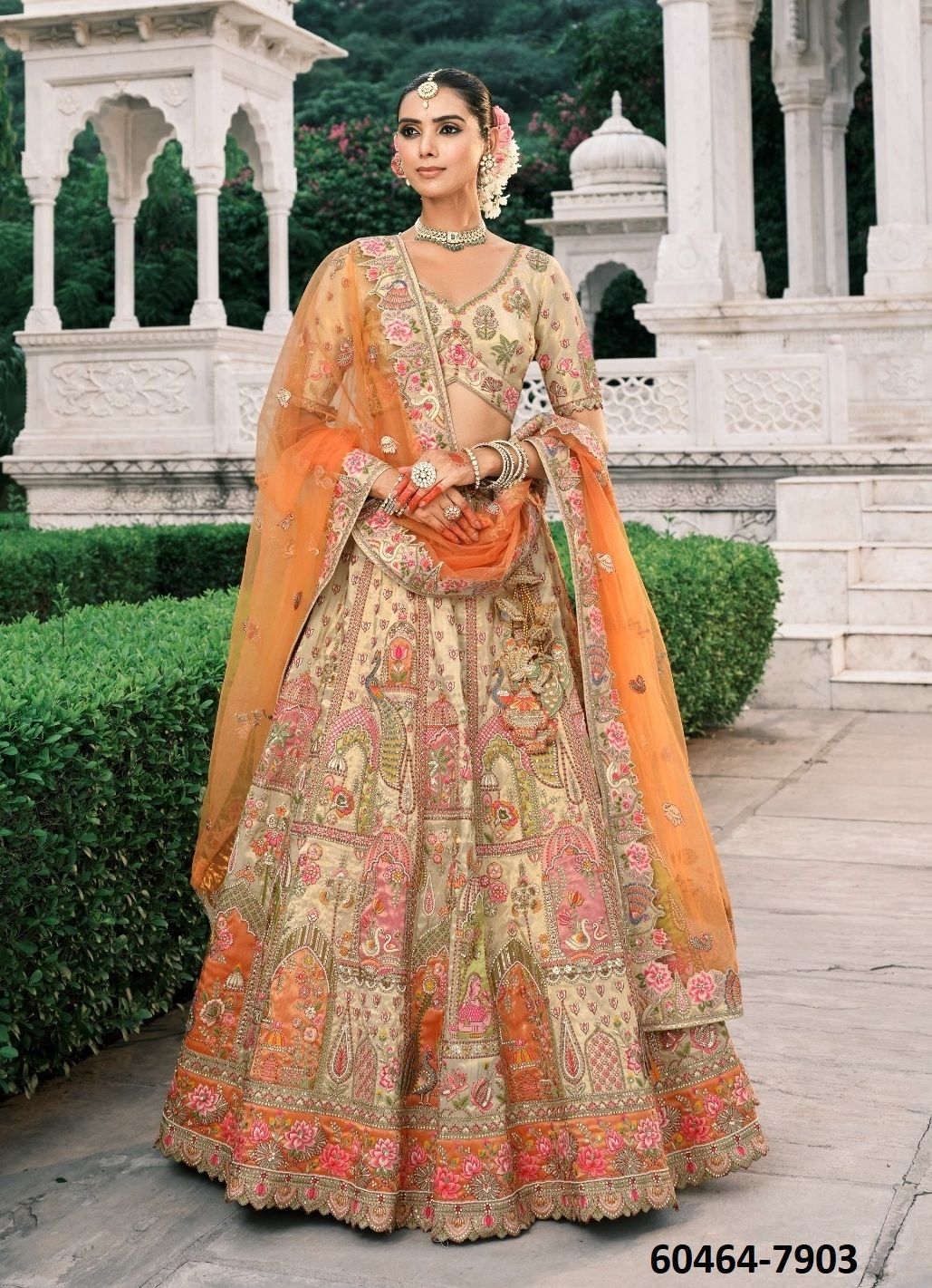 ANAARA BRIDAL WEAR 7900 - Catalog # 60464 (Set of 14 Semi-Stitched Lehengas) MADE IN INDIA BY TATHASTU