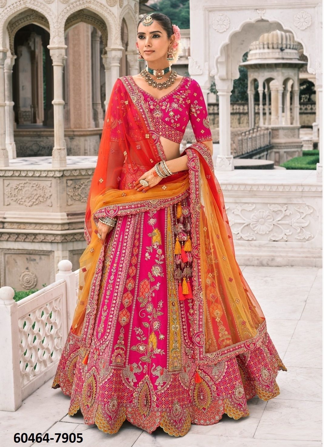 ANAARA BRIDAL WEAR 7900 - Catalog # 60464 (Set of 14 Semi-Stitched Lehengas) MADE IN INDIA BY TATHASTU
