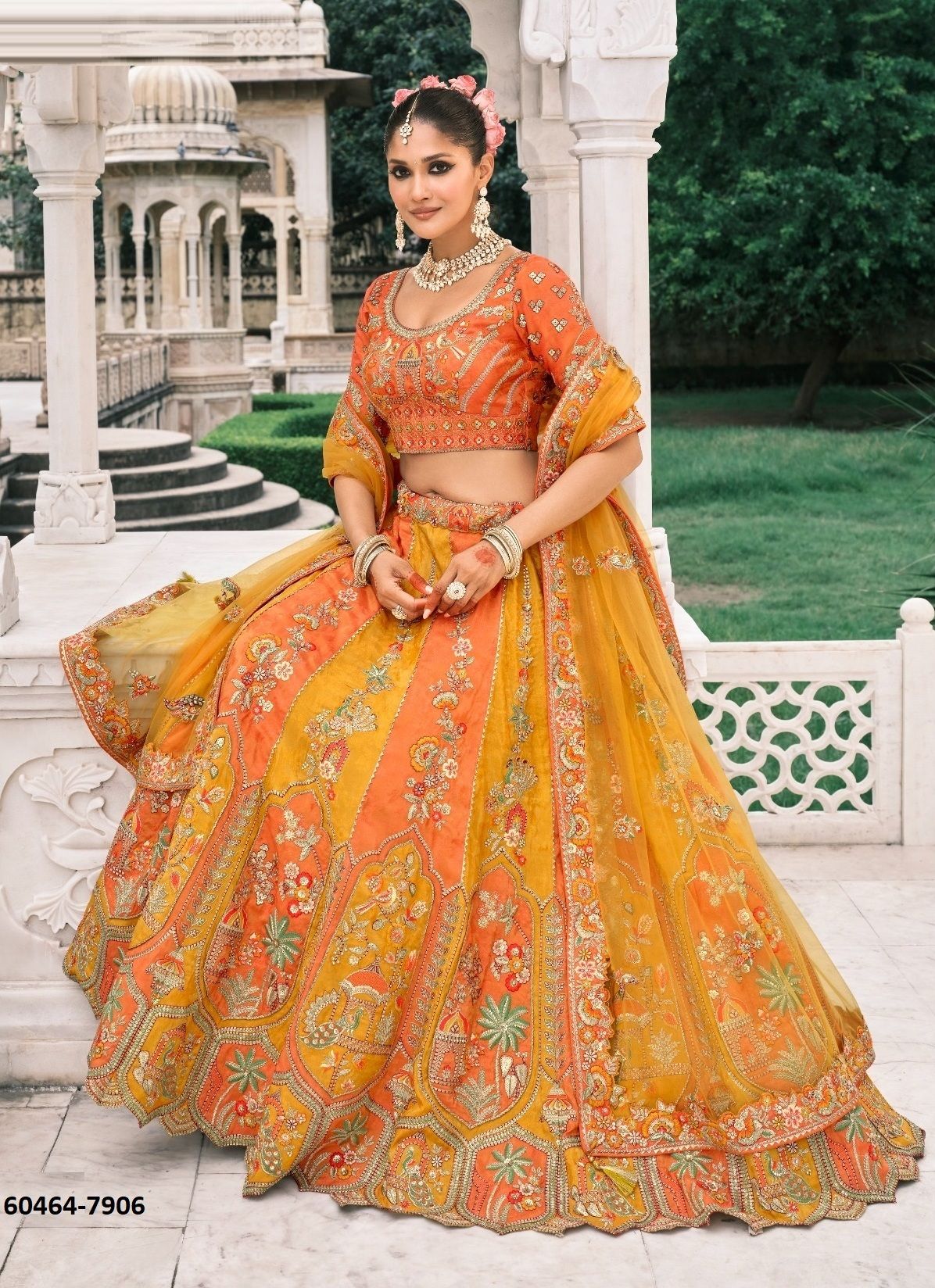 ANAARA BRIDAL WEAR 7900 - Catalog # 60464 (Set of 14 Semi-Stitched Lehengas) MADE IN INDIA BY TATHASTU