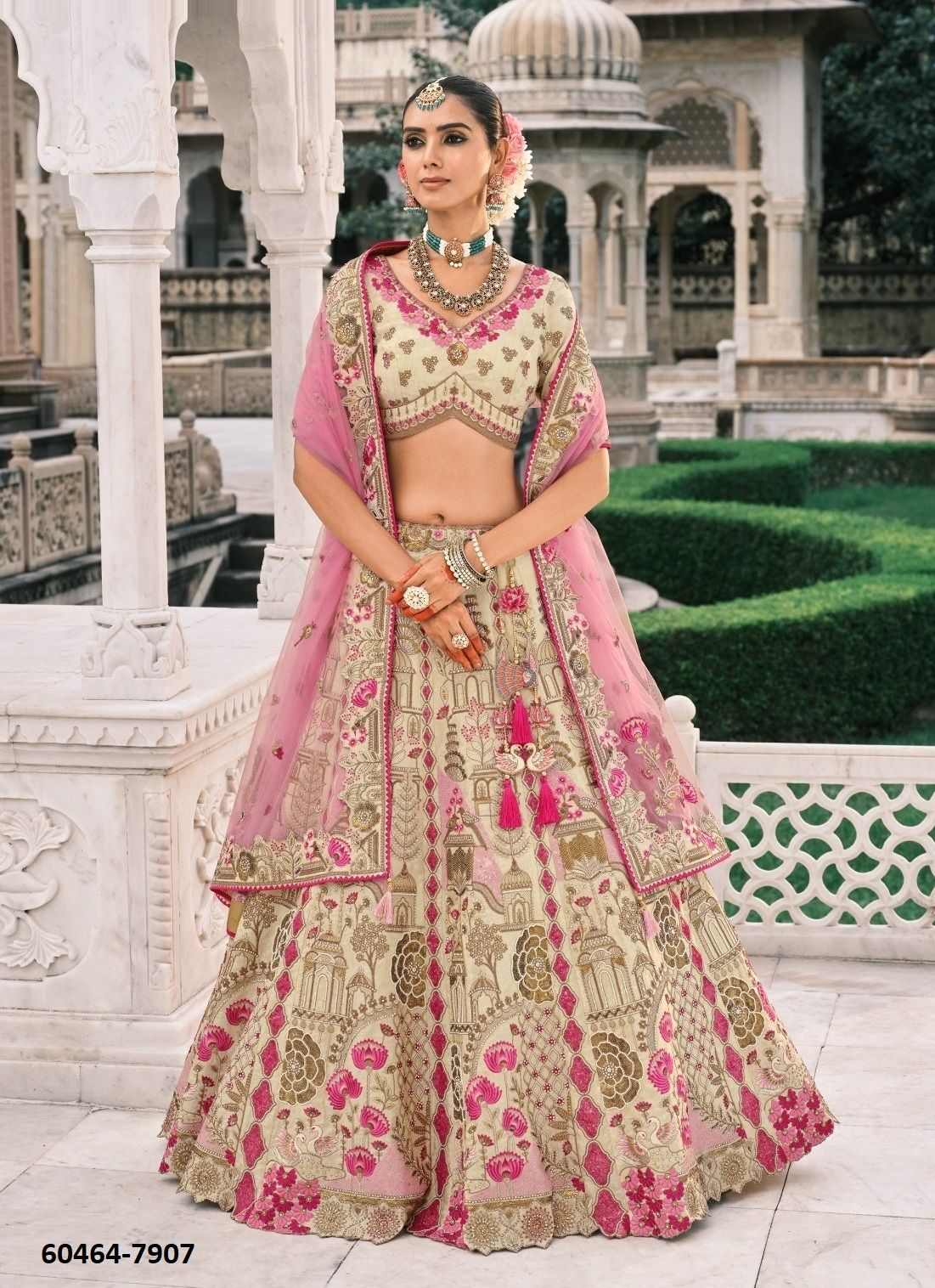 ANAARA BRIDAL WEAR 7900 - Catalog # 60464 (Set of 14 Semi-Stitched Lehengas) MADE IN INDIA BY TATHASTU
