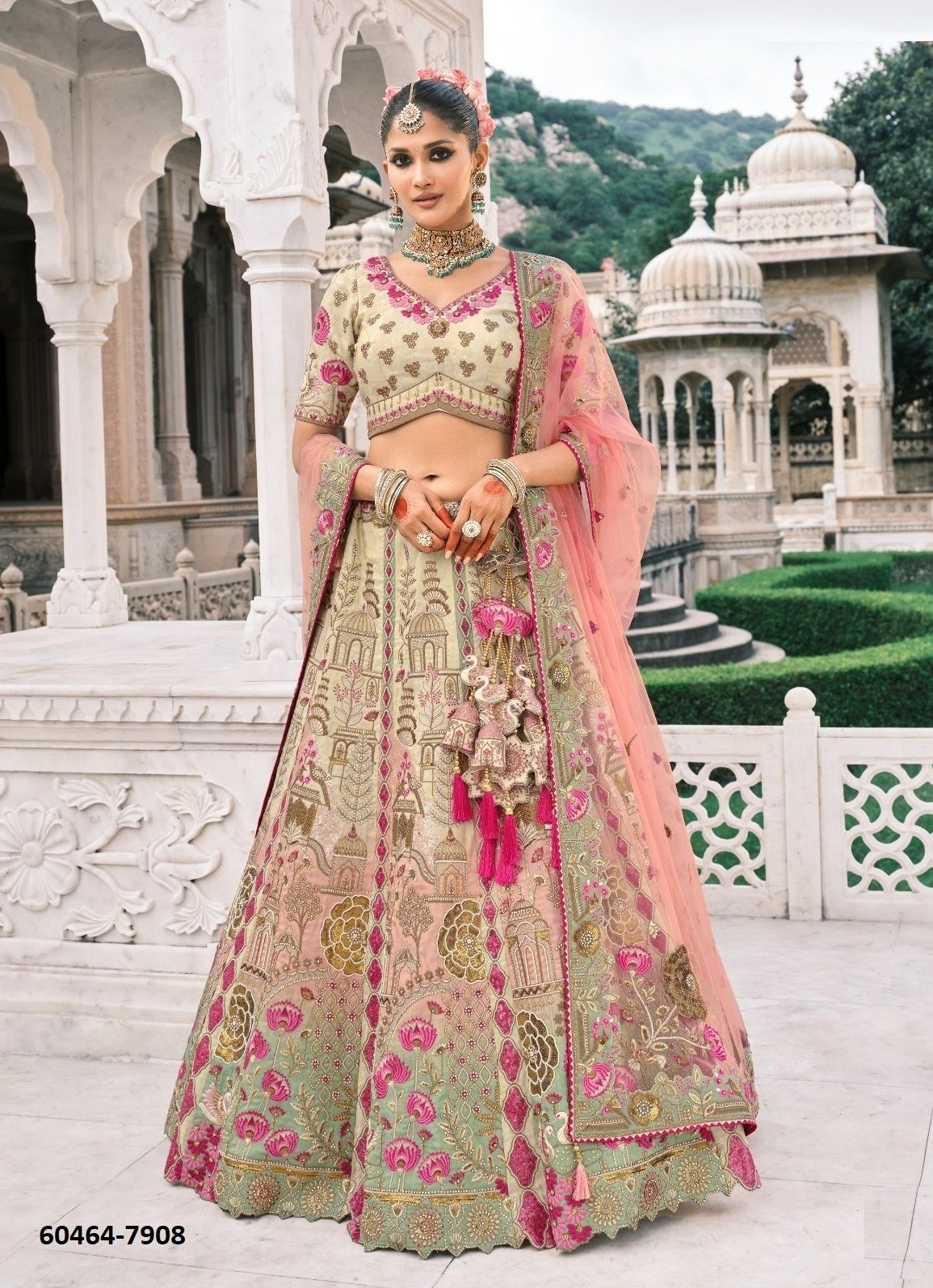ANAARA BRIDAL WEAR 7900 - Catalog # 60464 (Set of 14 Semi-Stitched Lehengas) MADE IN INDIA BY TATHASTU
