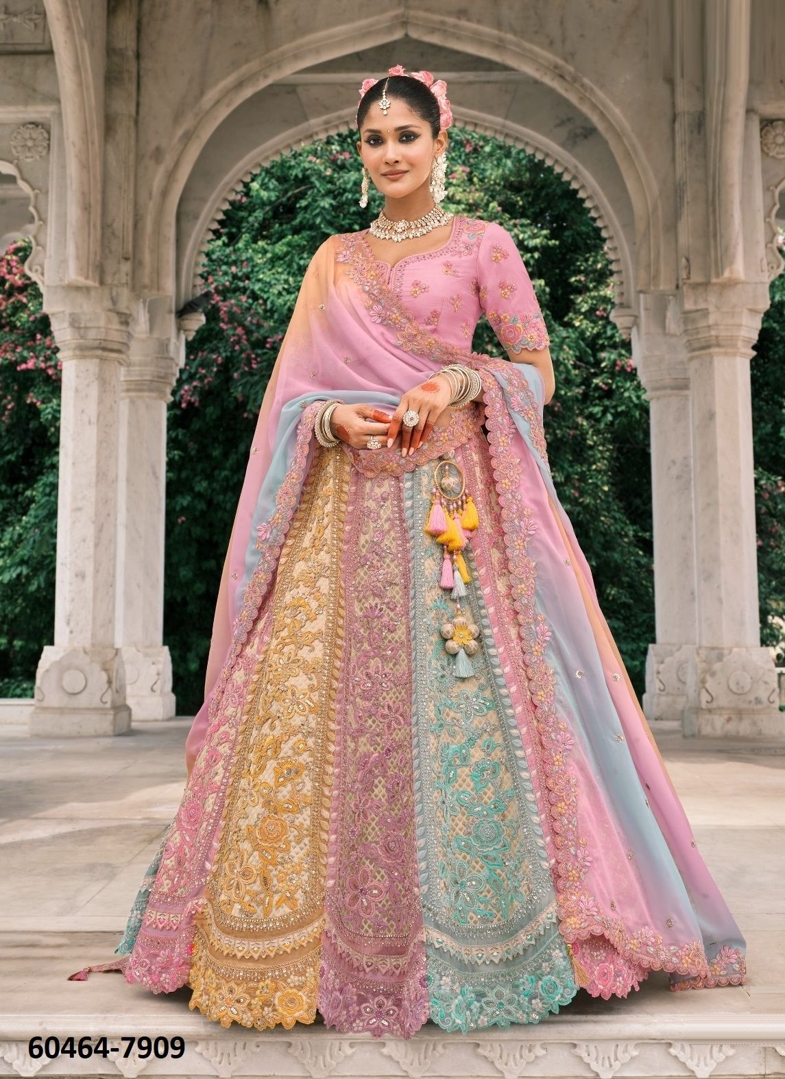 ANAARA BRIDAL WEAR 7900 - Catalog # 60464 (Set of 14 Semi-Stitched Lehengas) MADE IN INDIA BY TATHASTU