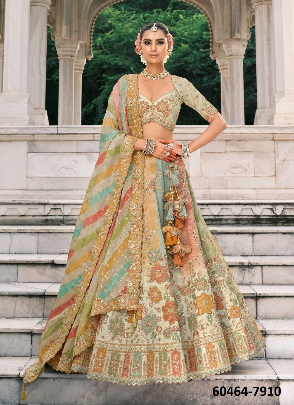 ANAARA BRIDAL WEAR 7900 - Catalog # 60464 (Set of 14 Semi-Stitched Lehengas) MADE IN INDIA BY TATHASTU