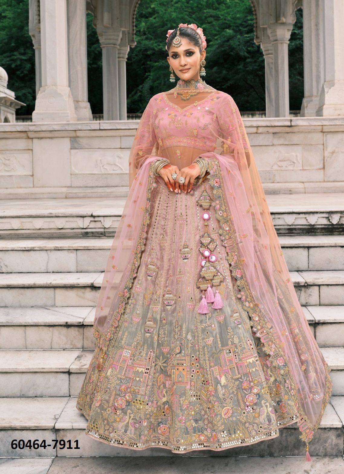 ANAARA BRIDAL WEAR 7900 - Catalog # 60464 (Set of 14 Semi-Stitched Lehengas) MADE IN INDIA BY TATHASTU
