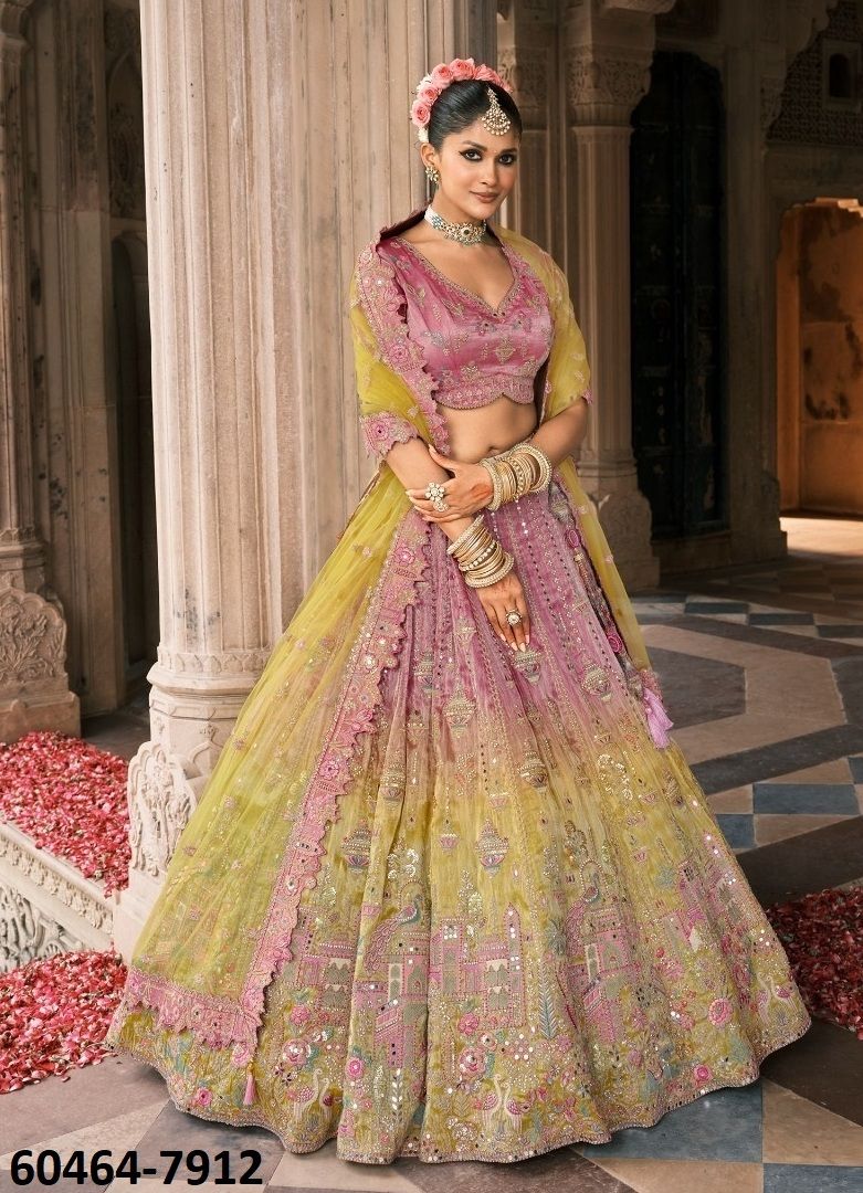 ANAARA BRIDAL WEAR 7900 - Catalog # 60464 (Set of 14 Semi-Stitched Lehengas) MADE IN INDIA BY TATHASTU