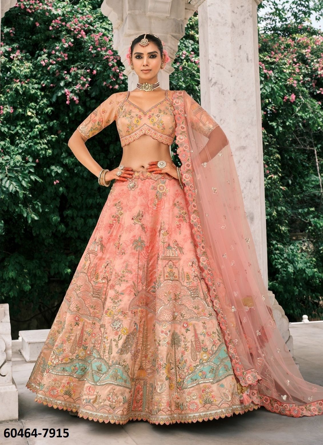 ANAARA BRIDAL WEAR 7900 - Catalog # 60464 (Set of 14 Semi-Stitched Lehengas) MADE IN INDIA BY TATHASTU