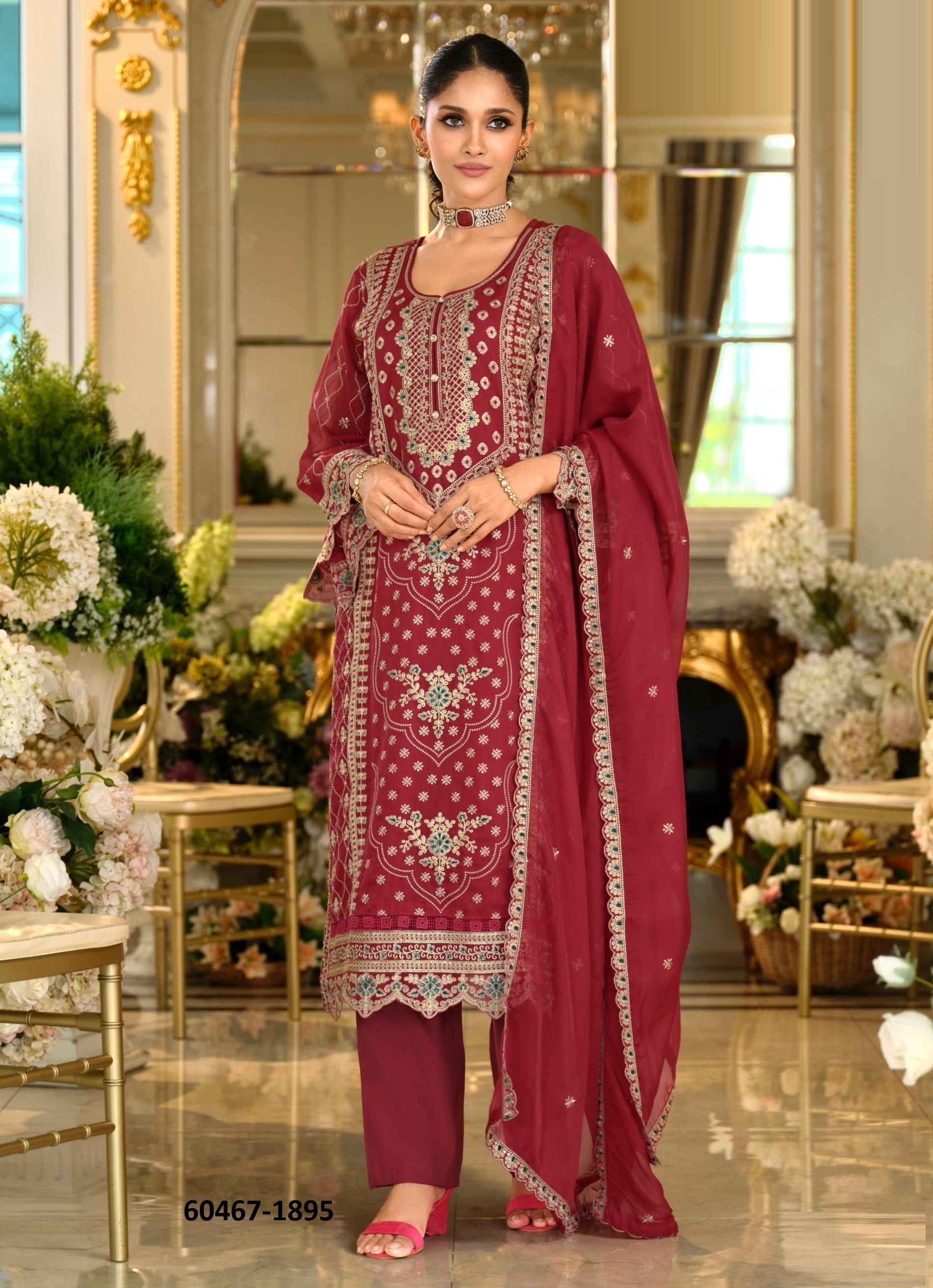 FASHION BEATS Catalog 60467 (Set of Readymade Salwar Suits) MADE IN  INDIA BY ZAVERI WOMAN