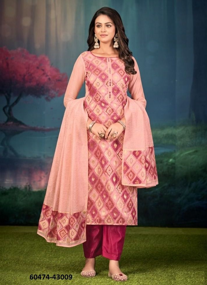 JAMDINI - Catalog # 60474 (Set of 12 Readymade Salwar Suits) MADE IN INDIA BY AABHARAN