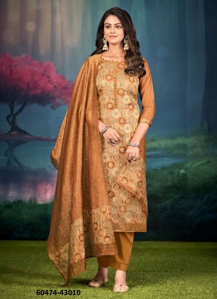 JAMDINI - Catalog # 60474 (Set of 12 Readymade Salwar Suits) MADE IN INDIA BY AABHARAN
