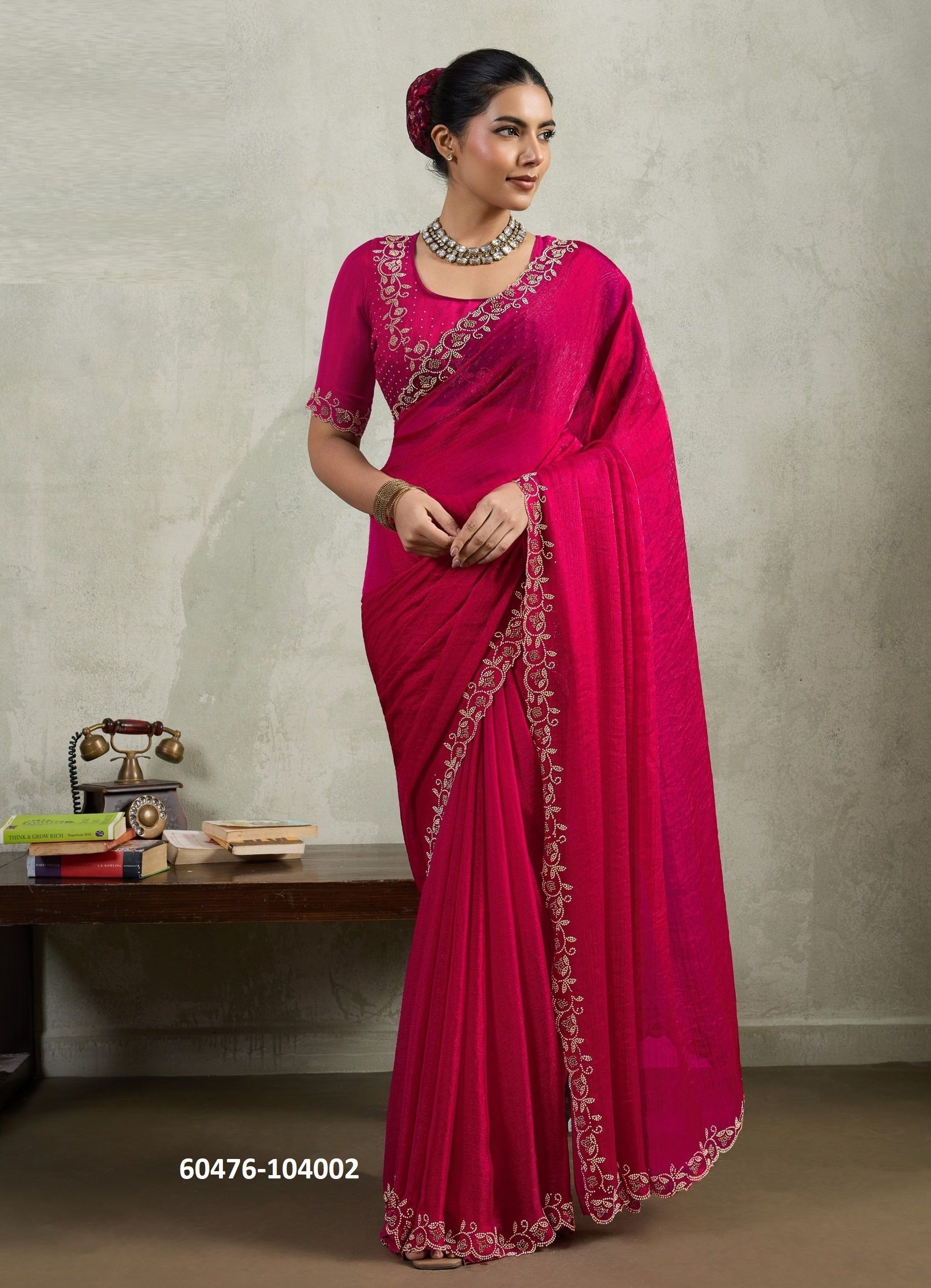 ELARIS - Catalog # 60476 (Set of 4 Sarees) MADE IN INDIA BY S-ETHNIC LIFESTYLE ELARIS - Catalog # 60476 (Set of 4 Sarees) MADE IN INDIA BY S-ETHNIC LIFESTYLE