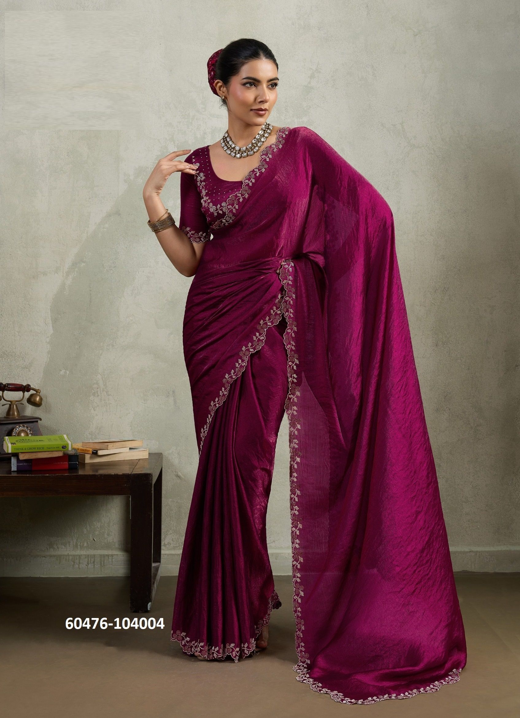 ELARIS - Catalog # 60476 (Set of 4 Sarees) MADE IN INDIA BY S-ETHNIC LIFESTYLE ELARIS - Catalog # 60476 (Set of 4 Sarees) MADE IN INDIA BY S-ETHNIC LIFESTYLE