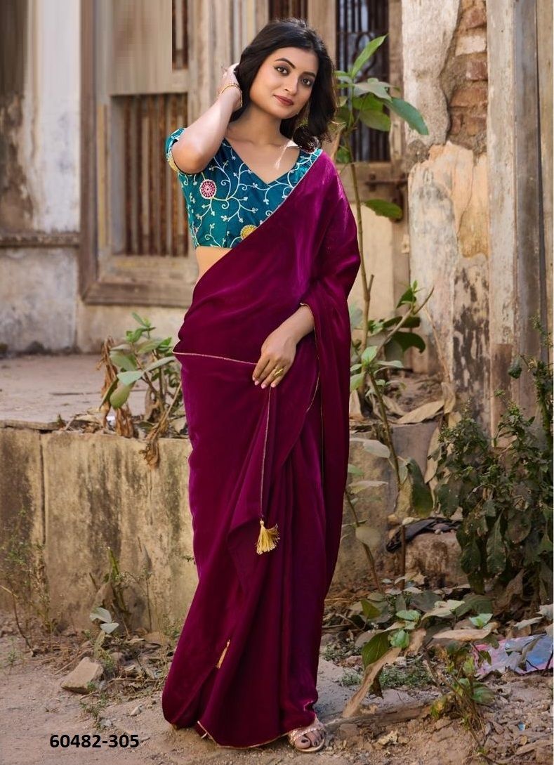 UTOPIA 3 - Catalog # 60482 (Set of 6 Sarees) MADE IN INDIA BY KASHVI CREATIONS