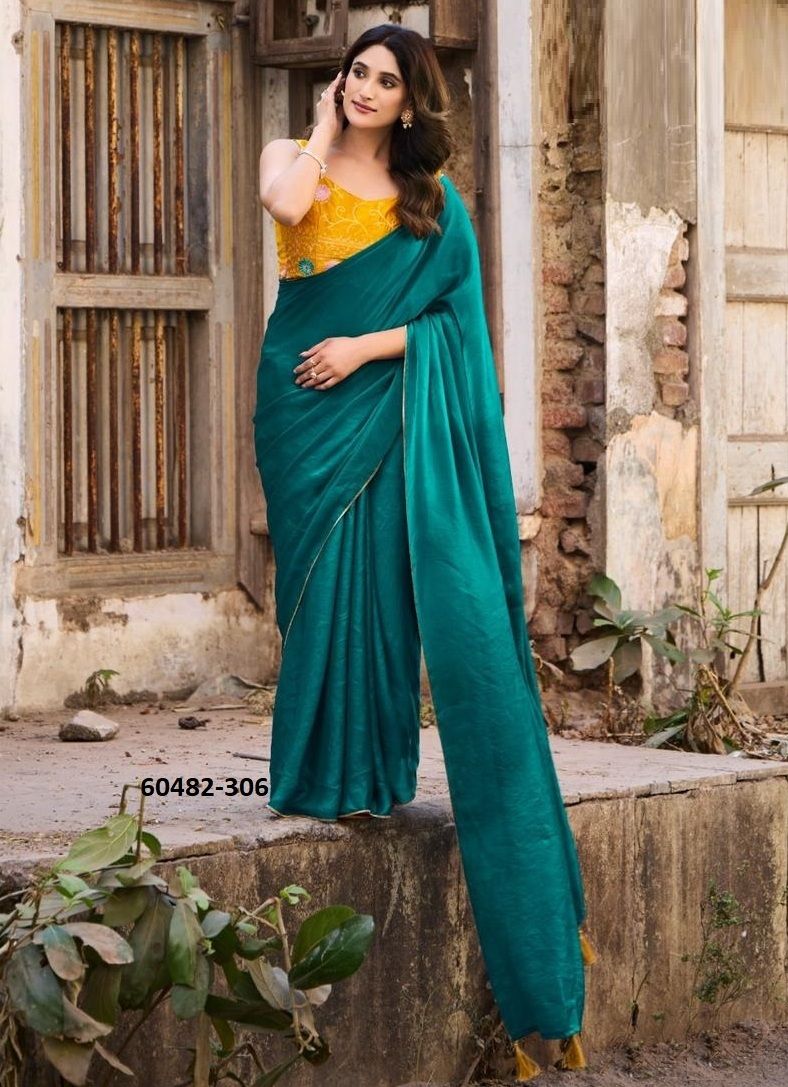 UTOPIA 3 - Catalog # 60482 (Set of 6 Sarees) MADE IN INDIA BY KASHVI CREATIONS