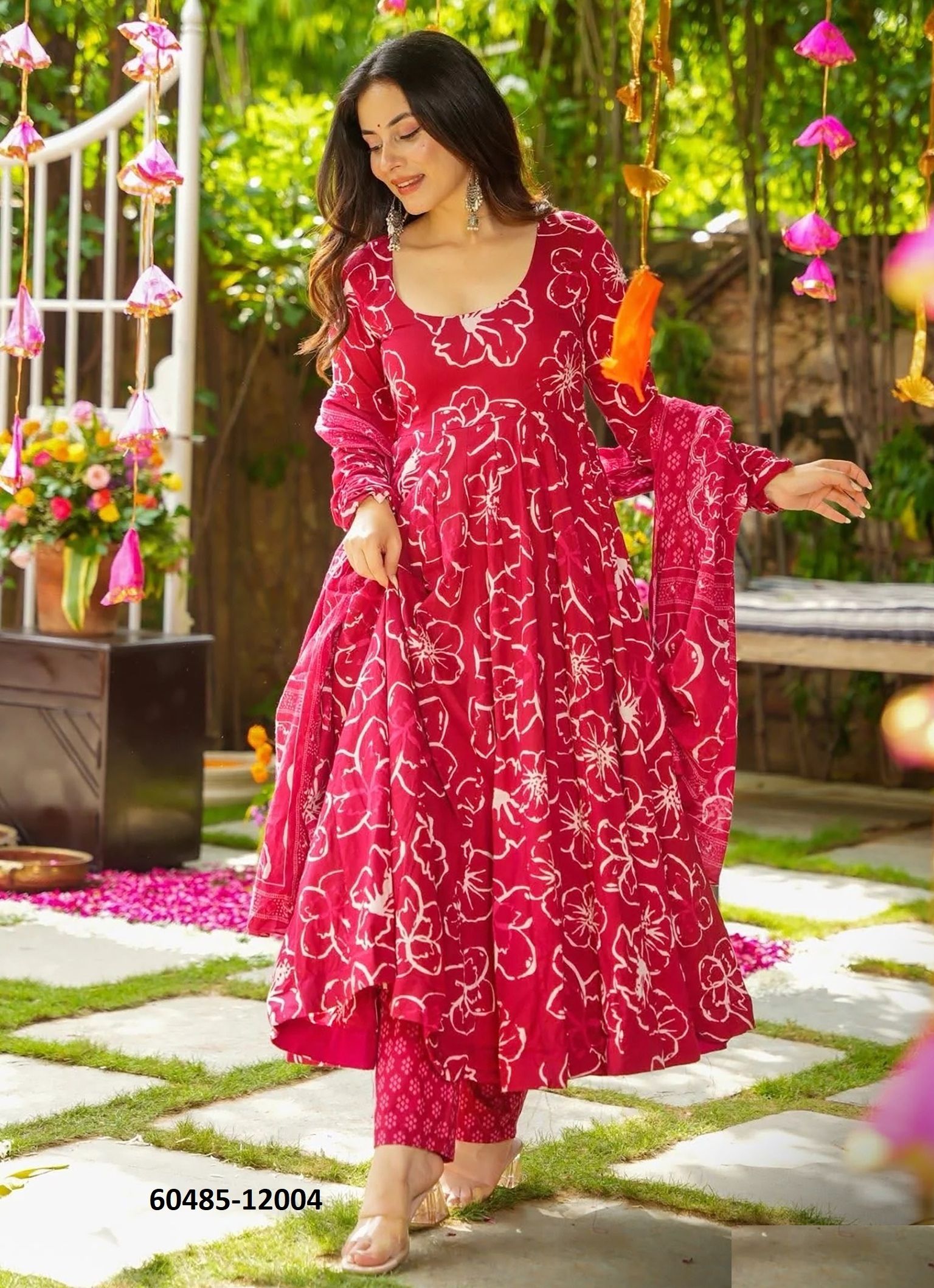 CLORA 12 - Catalog # 60485 (Set of 7 Readymade Salwar Suits) MADE IN INDIA BY AABHARAN CLORA 12 - Catalog # 60485 (Set of 7 Readymade Salwar Suits) MADE IN INDIA BY AABHARAN