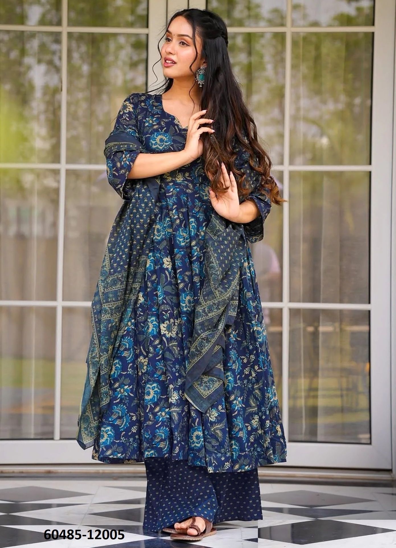 CLORA 12 - Catalog # 60485 (Set of 7 Readymade Salwar Suits) MADE IN INDIA BY AABHARAN CLORA 12 - Catalog # 60485 (Set of 7 Readymade Salwar Suits) MADE IN INDIA BY AABHARAN