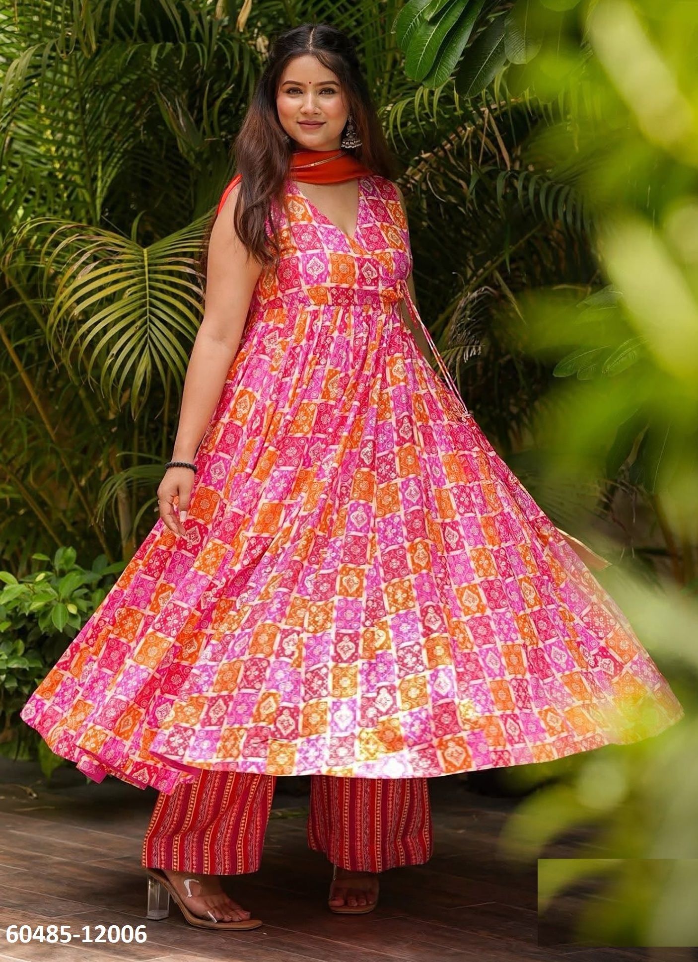 CLORA 12 - Catalog # 60485 (Set of 7 Readymade Salwar Suits) MADE IN INDIA BY AABHARAN CLORA 12 - Catalog # 60485 (Set of 7 Readymade Salwar Suits) MADE IN INDIA BY AABHARAN