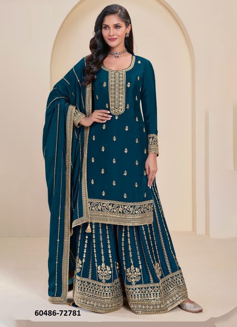 SANGEET - Catalog # 60486 (Set of 4 Semi-Stitched / Un-Stitched Suits) MADE IN INDIA BY VINAY FASHION LLP SANGEET - Catalog # 60486 (Set of 4 Semi-Stitched / Un-Stitched Suits) MADE IN INDIA BY VINAY FASHION LLP
