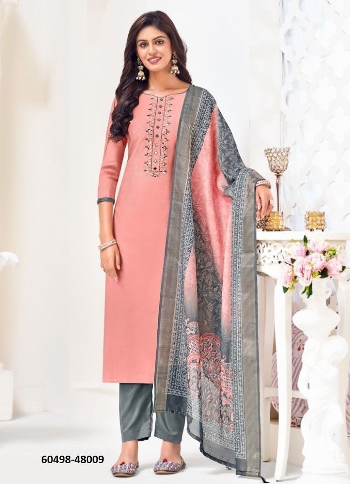 ALAVIRA - Catalog # 60498 (Set of 12 Readymade Salwar Suits) MADE IN INDIA BY JAGRAASA
