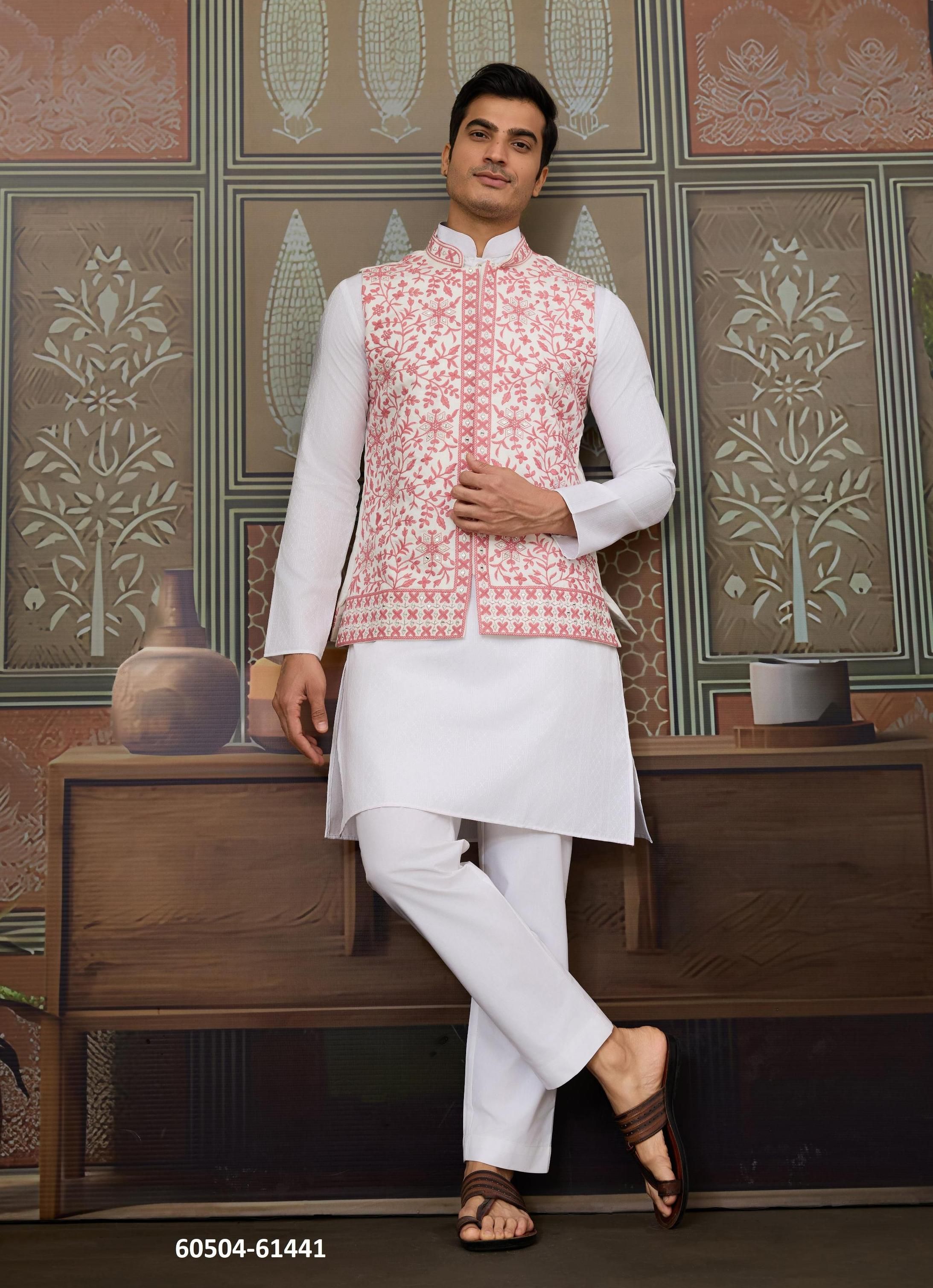 ROYAL DRAPE 3 - Catalog # 60504 (Set of 6 Men's Ethnic Wear) MADE IN INDIA BY MEHERIYA ROYAL DRAPE 3 - Catalog # 60504 (Set of 6 Men's Ethnic Wear) MADE IN INDIA BY MEHERIYA