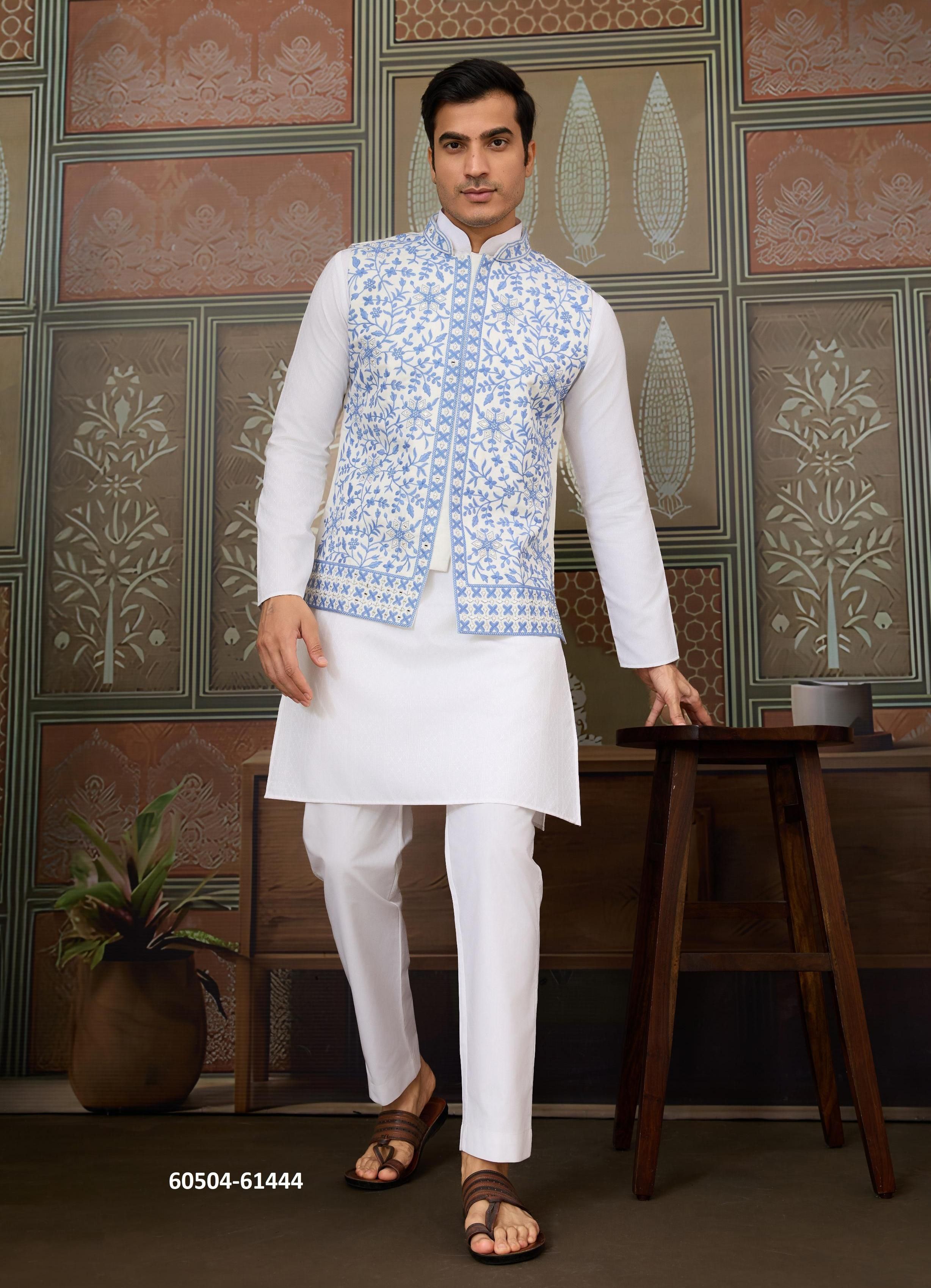 ROYAL DRAPE 3 - Catalog # 60504 (Set of 6 Men's Ethnic Wear) MADE IN INDIA BY MEHERIYA ROYAL DRAPE 3 - Catalog # 60504 (Set of 6 Men's Ethnic Wear) MADE IN INDIA BY MEHERIYA