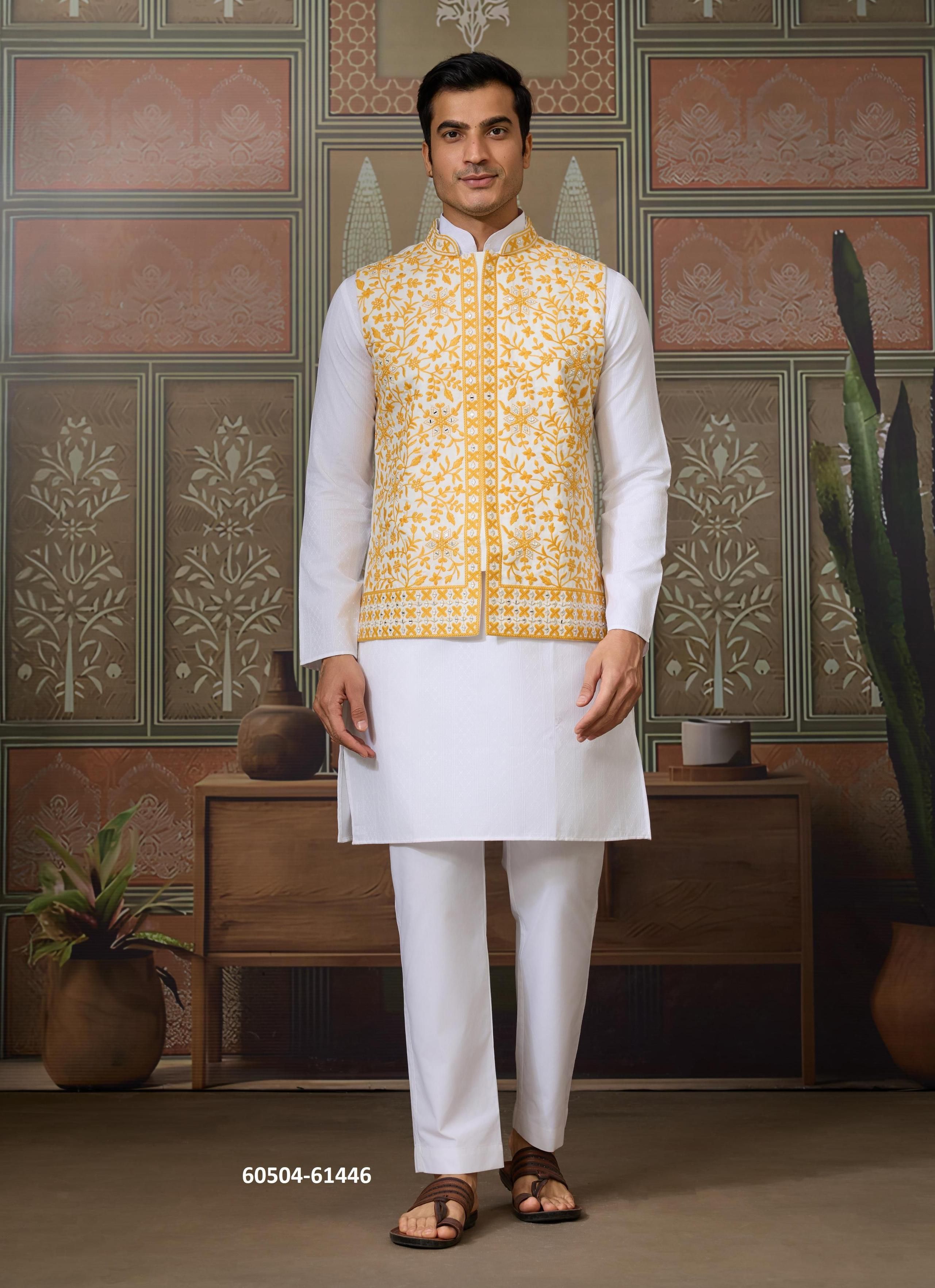 ROYAL DRAPE 3 - Catalog # 60504 (Set of 6 Men's Ethnic Wear) MADE IN INDIA BY MEHERIYA ROYAL DRAPE 3 - Catalog # 60504 (Set of 6 Men's Ethnic Wear) MADE IN INDIA BY MEHERIYA