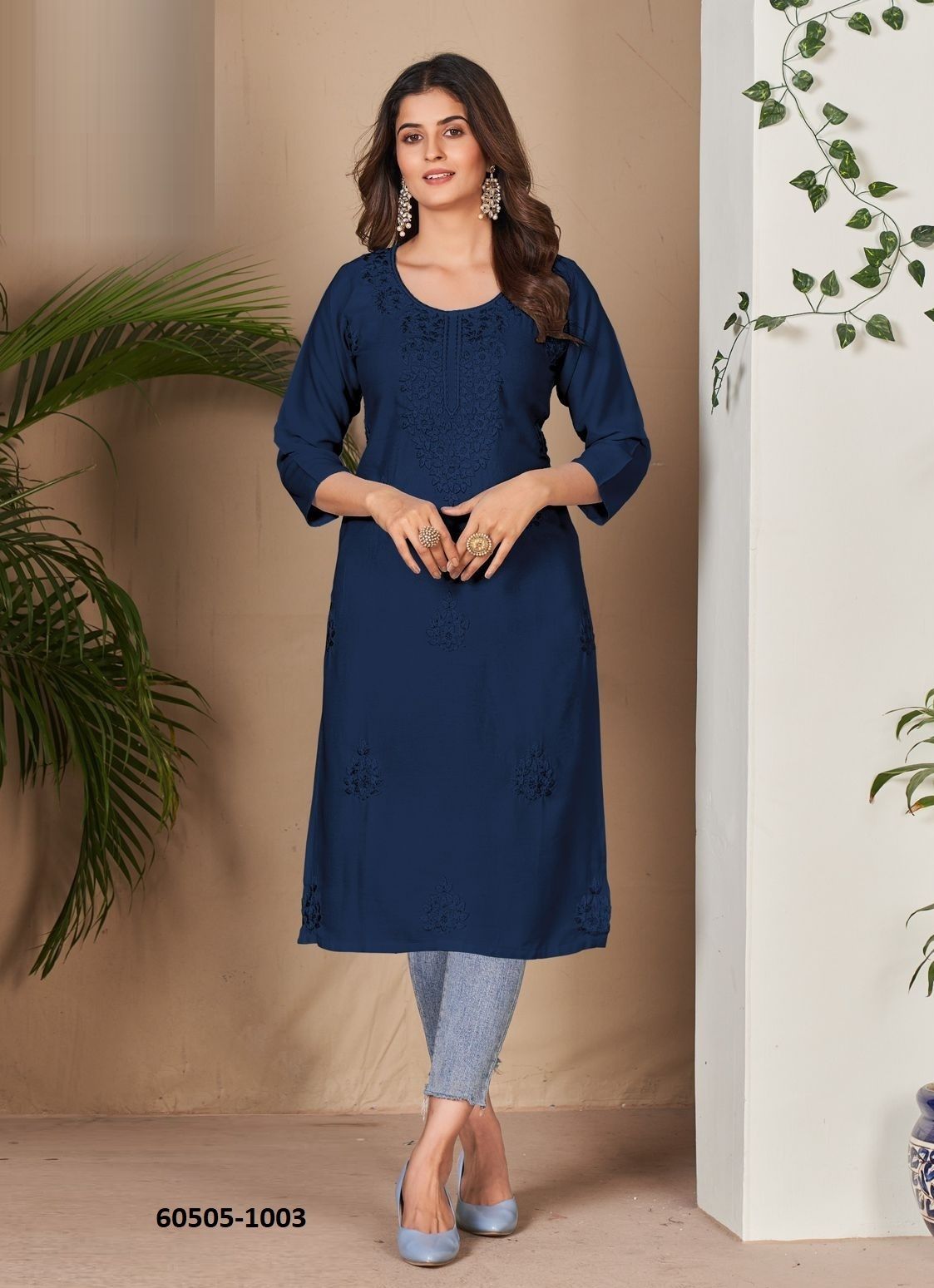 SUPRIYA NX - Catalog # 60505 (Set of 6 Readymade Women's Kurtis / Tops) MADE IN INDIA BY BLUE HILLS SUPRIYA NX - Catalog # 60505 (Set of 6 Readymade Women's Kurtis / Tops) MADE IN INDIA BY BLUE HILLS
