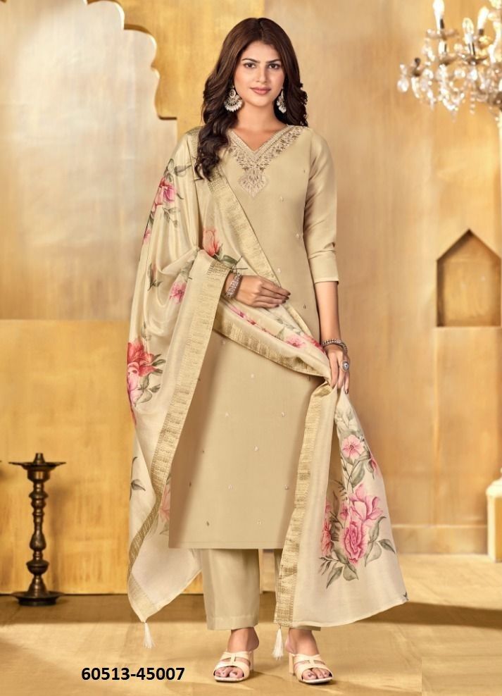 ALFAAZ 3 - Catalog # 60513 (Set of 12 Readymade Salwar Suits) MADE IN INDIA BY JAGRAASA