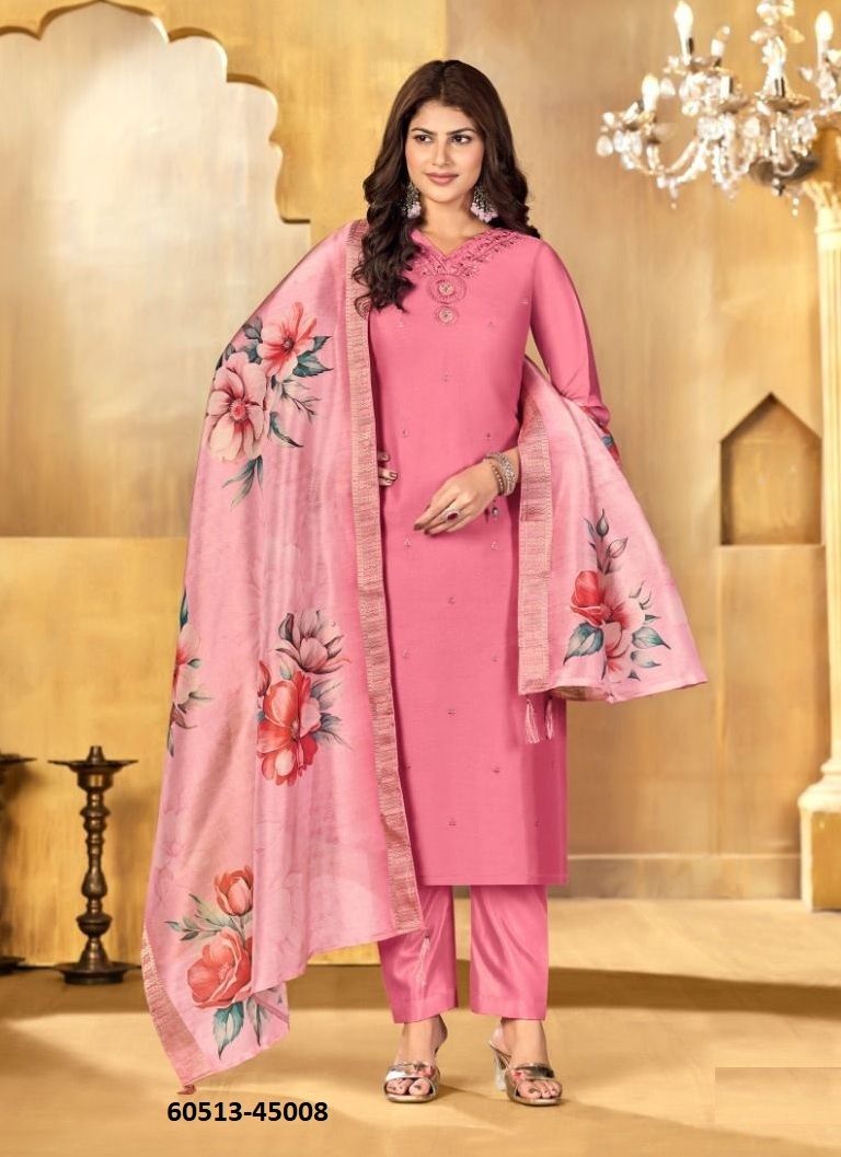 ALFAAZ 3 - Catalog # 60513 (Set of 12 Readymade Salwar Suits) MADE IN INDIA BY JAGRAASA
