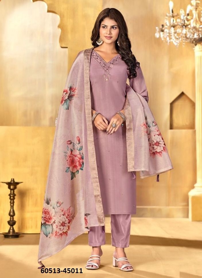 ALFAAZ 3 - Catalog # 60513 (Set of 12 Readymade Salwar Suits) MADE IN INDIA BY JAGRAASA