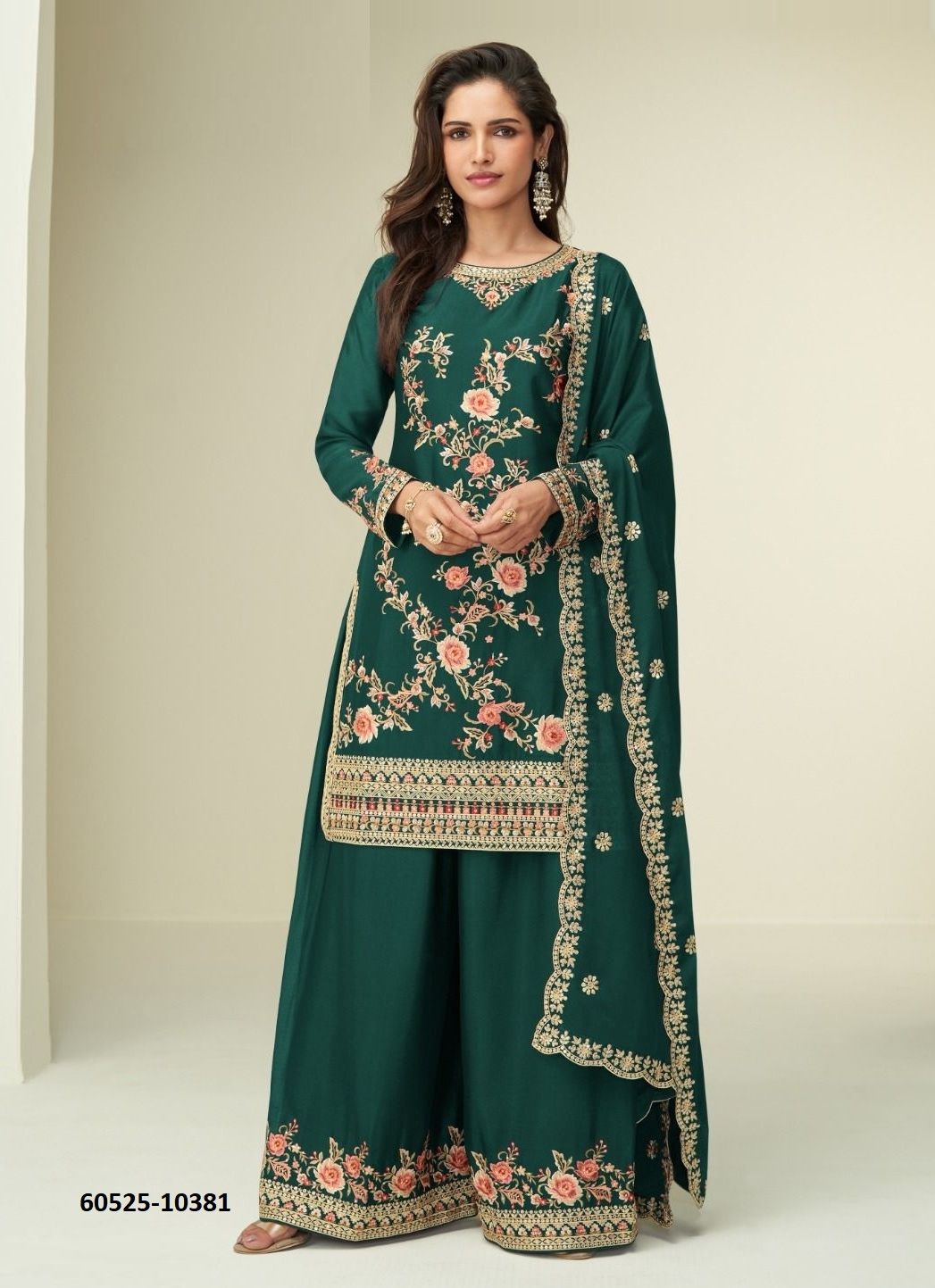 GAURI - Catalog # 60525 (Set of 4 Readymade Salwar Suits) MADE IN INDIA BY AASHIRWAD