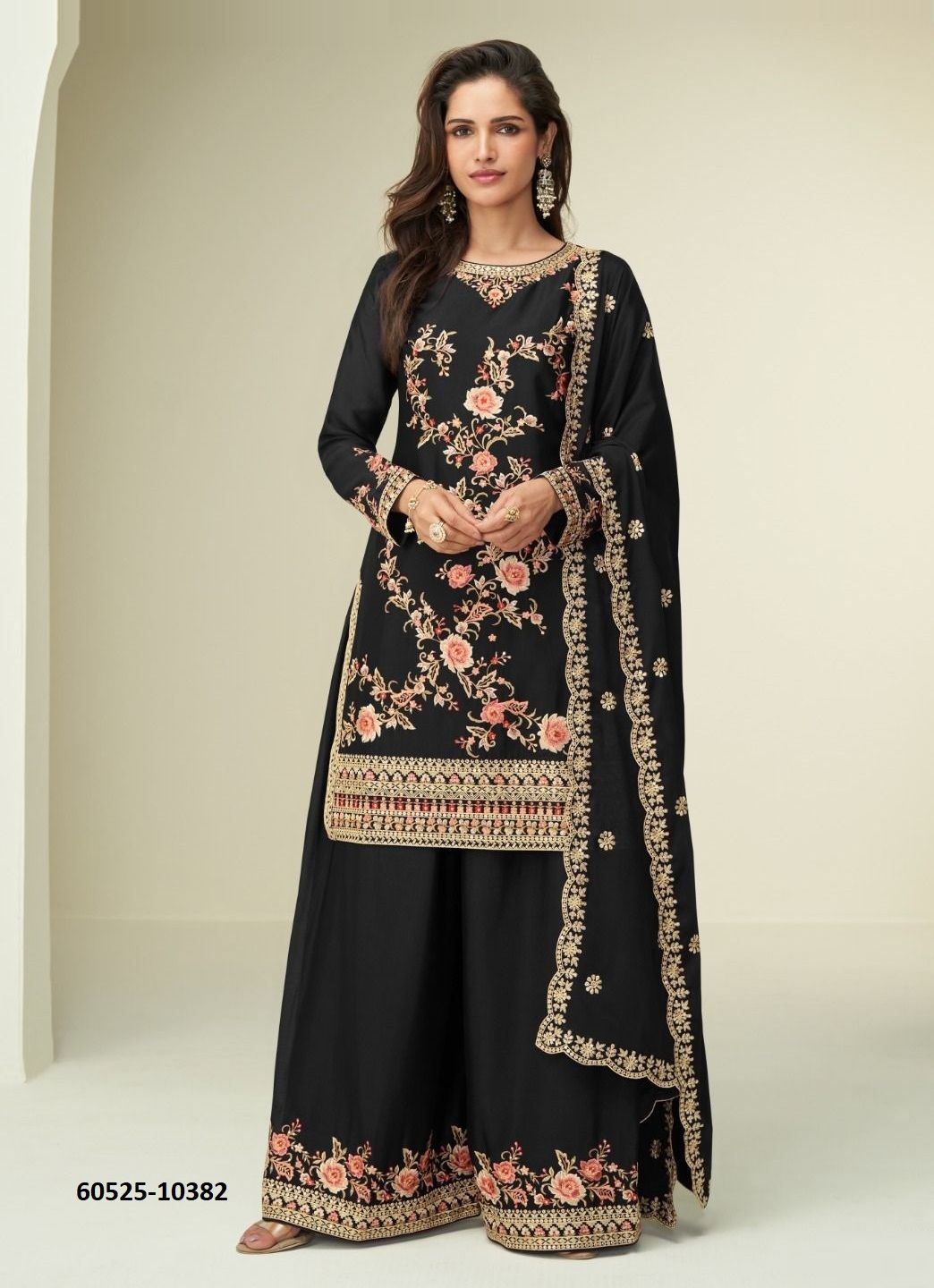 GAURI - Catalog # 60525 (Set of 4 Readymade Salwar Suits) MADE IN INDIA BY AASHIRWAD
