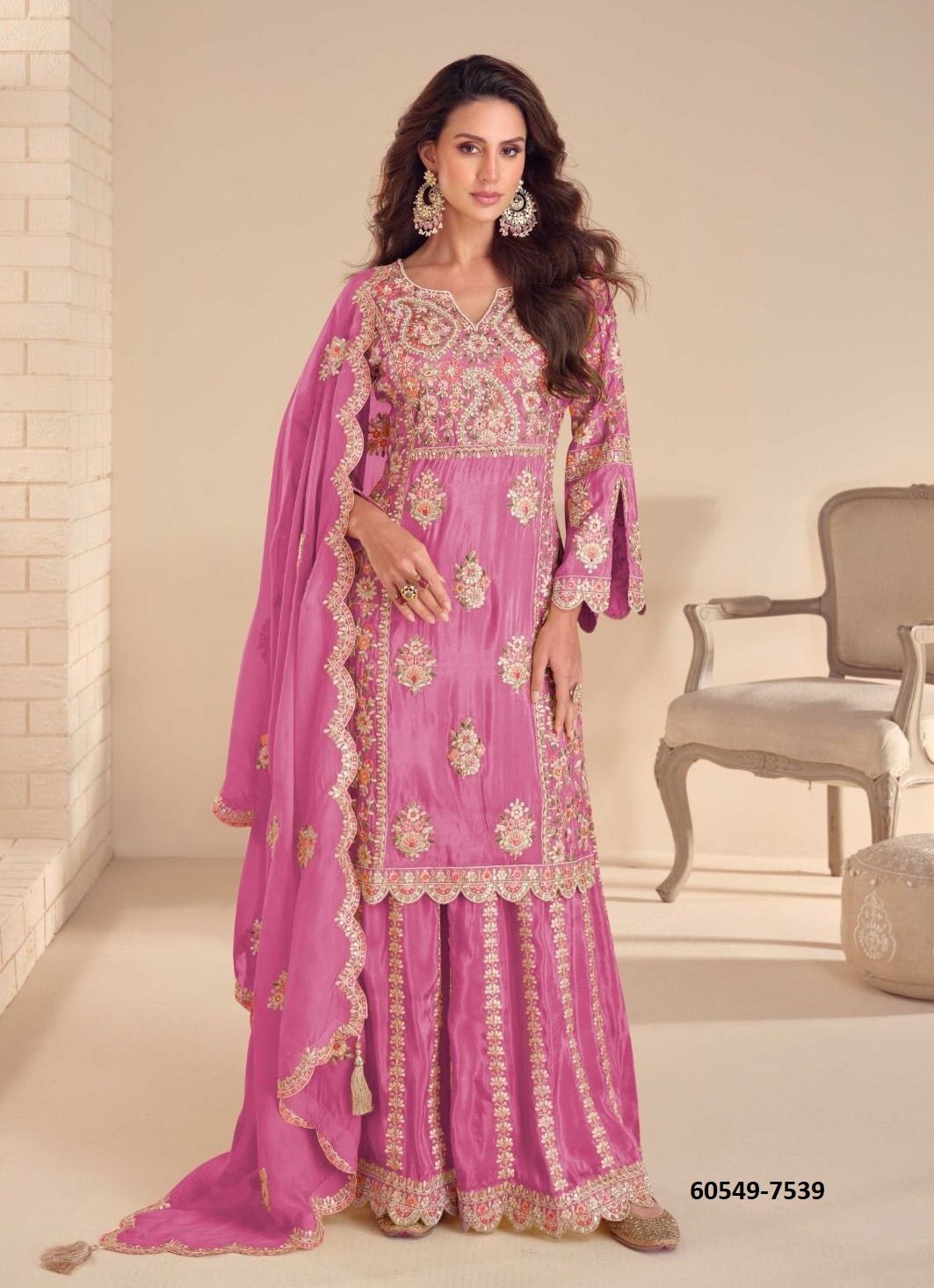 MARIYA - Catalog # 60549 (Set of 3 Readymade Salwar Suits) MADE IN INDIA BY GULKAYRA DESIGNER