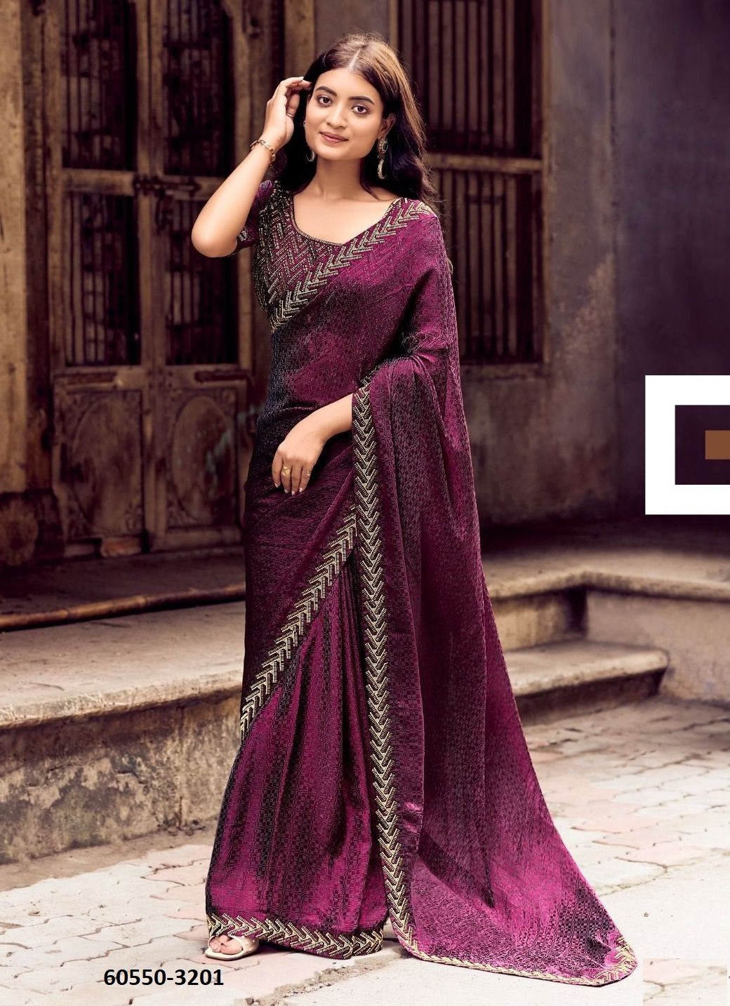 SIGNATURE 32 - Catalog # 60550 (Set of 6 Sarees) MADE IN INDIA BY KASHVI CREATIONS SIGNATURE 32 - Catalog # 60550 (Set of 6 Sarees) MADE IN INDIA BY KASHVI CREATIONS