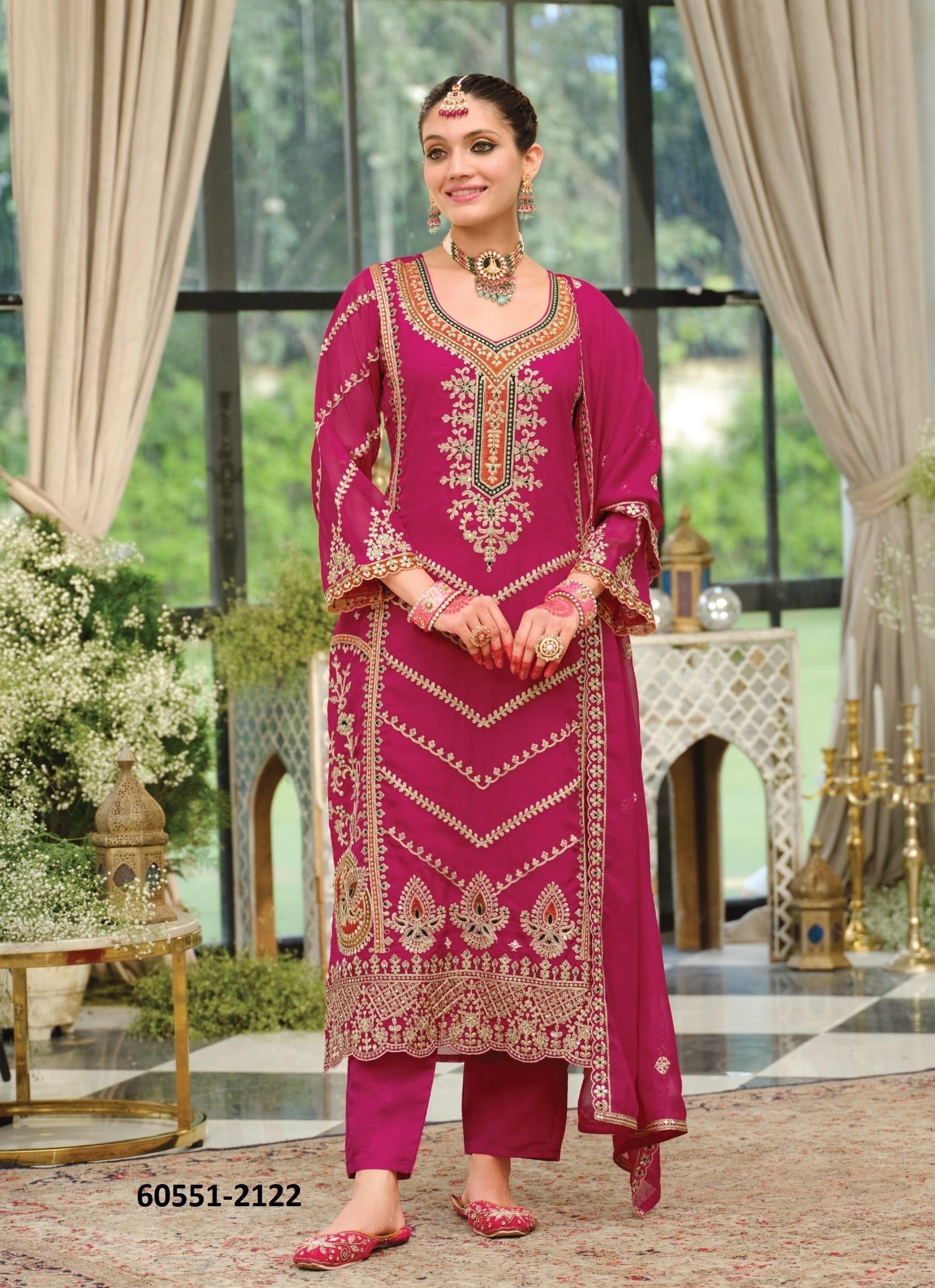 NUTAN - Catalog # 60551 (Set of 2 Readymade Salwar Suits) MADE IN INDIA BY EBA LIFESTYLE NUTAN - Catalog # 60551 (Set of 2 Readymade Salwar Suits) MADE IN INDIA BY EBA LIFESTYLE