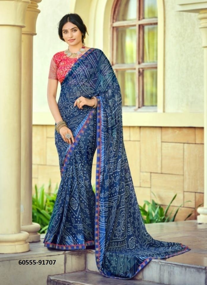 SINDOOR - Catalog # 60555 (Set of 12 Sarees) MADE IN INDIA BY VIPUL FASHIONS