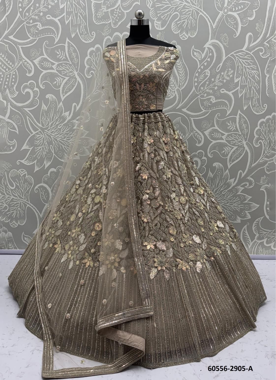 SERIES 2901 TO 2906 - Catalog # 60556 (Set of 22 Semi-Stitched Lehengas) MADE IN INDIA BY STROLLAY ®